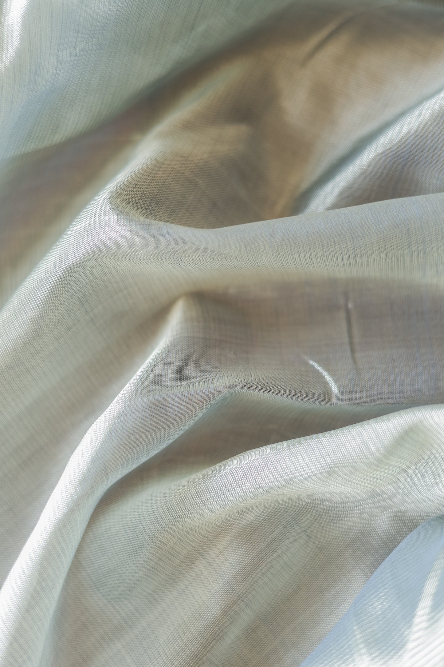 Silver Plain Silk Cotton Saree