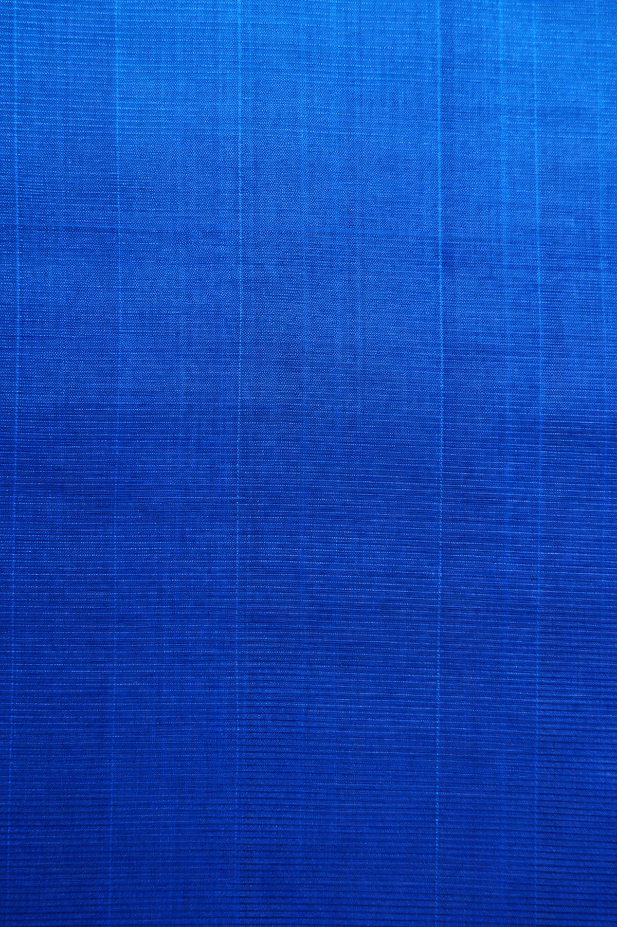 Emerald Green with Silver Stripes Mangalagiri Silk Cotton and Contrast Cobalt Blue Pallu Saree