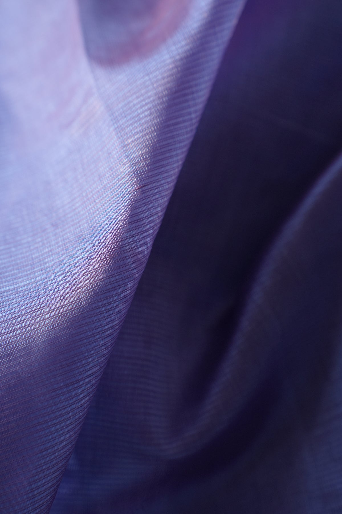 Lavender Purple Mangalagiri Silk Cotton Saree