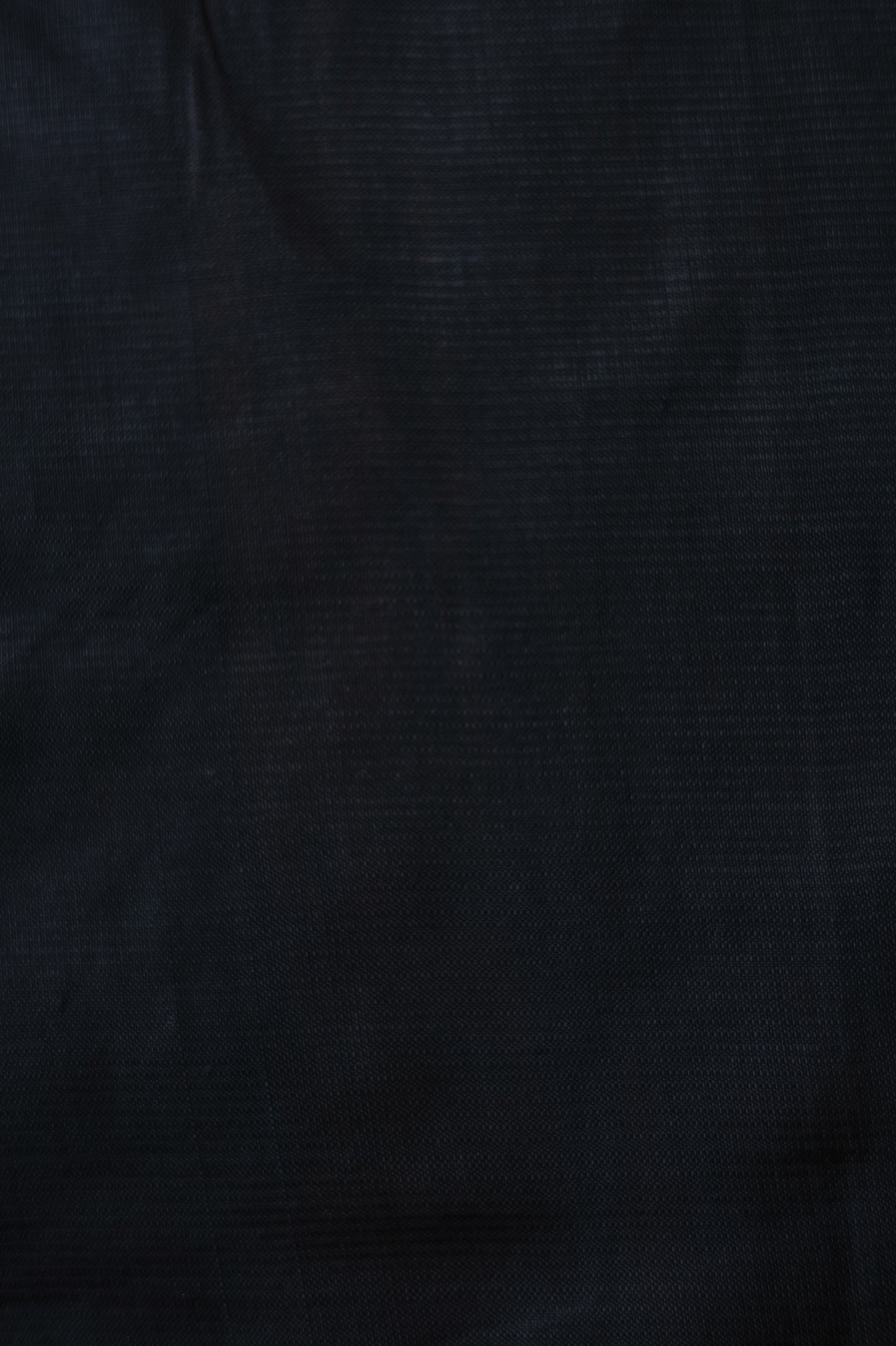 Black Plain Silk Cotton Saree