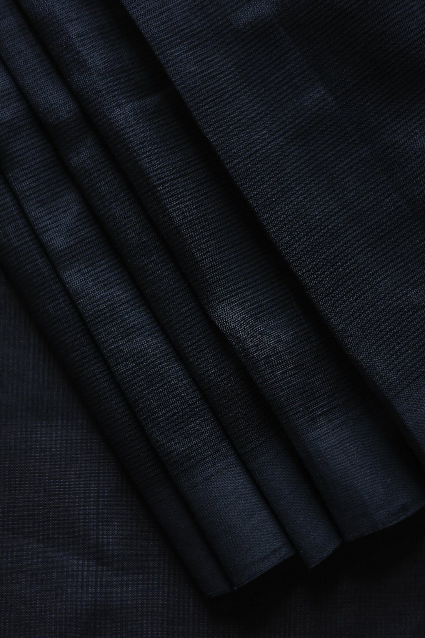 Black Plain Silk Cotton Saree
