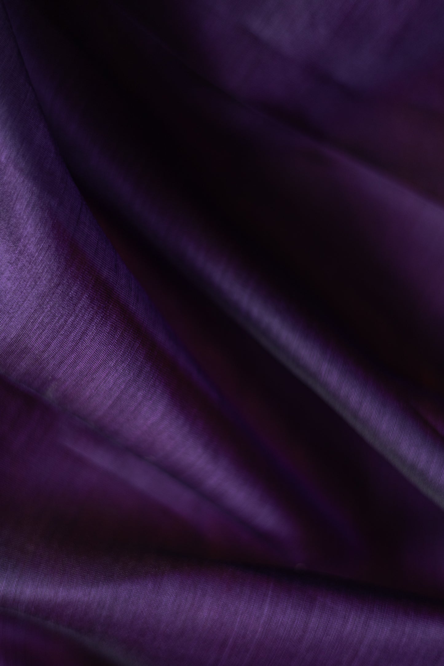 Purple Chanderi Silk with Diamond Woven Motif Saree