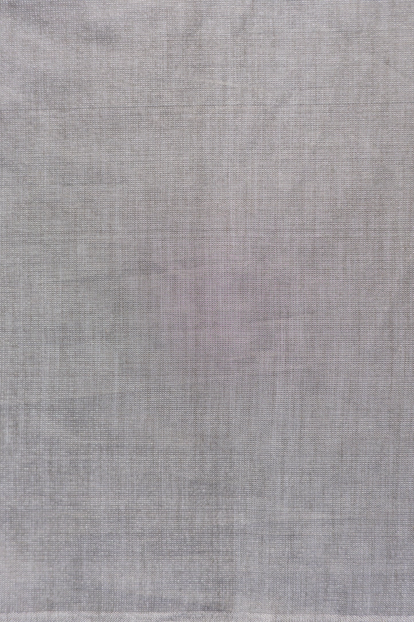 Grey Silk Cotton Tissue with Silver Khapa Stripes Saree