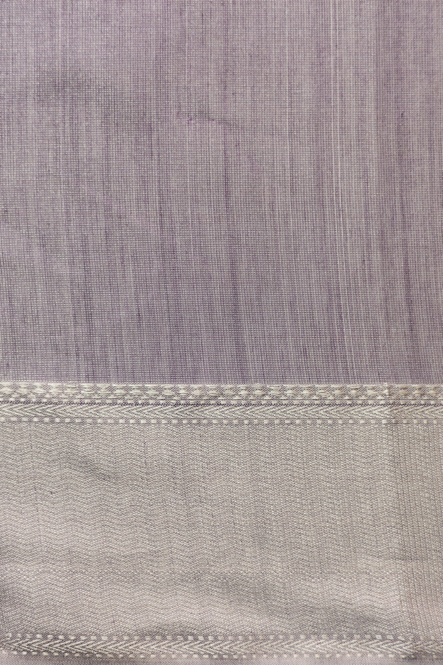 White Tissue by Silk with Manga Motifs Pallu Saree