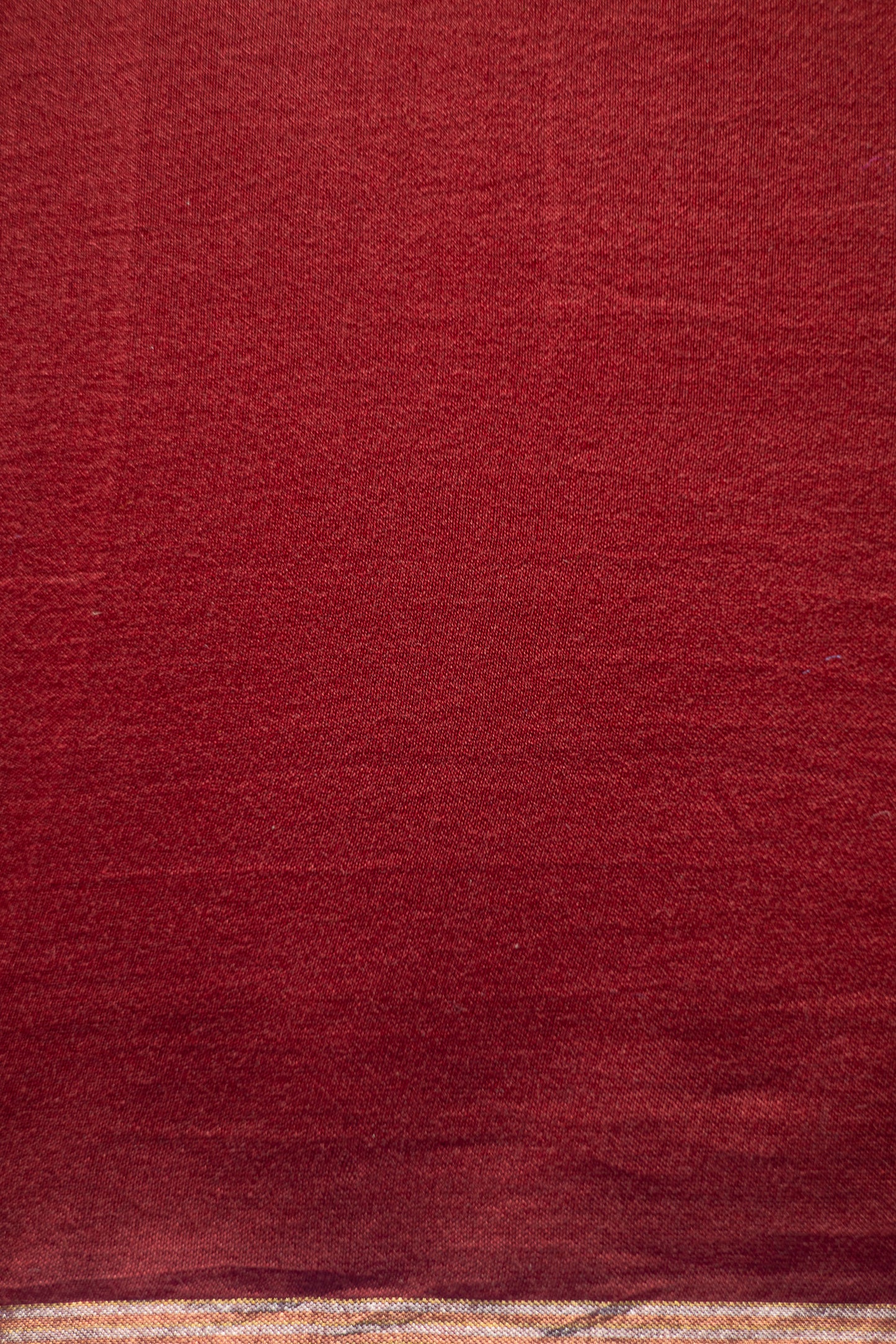 Maroon Silk Cotton All Over Stripes Saree