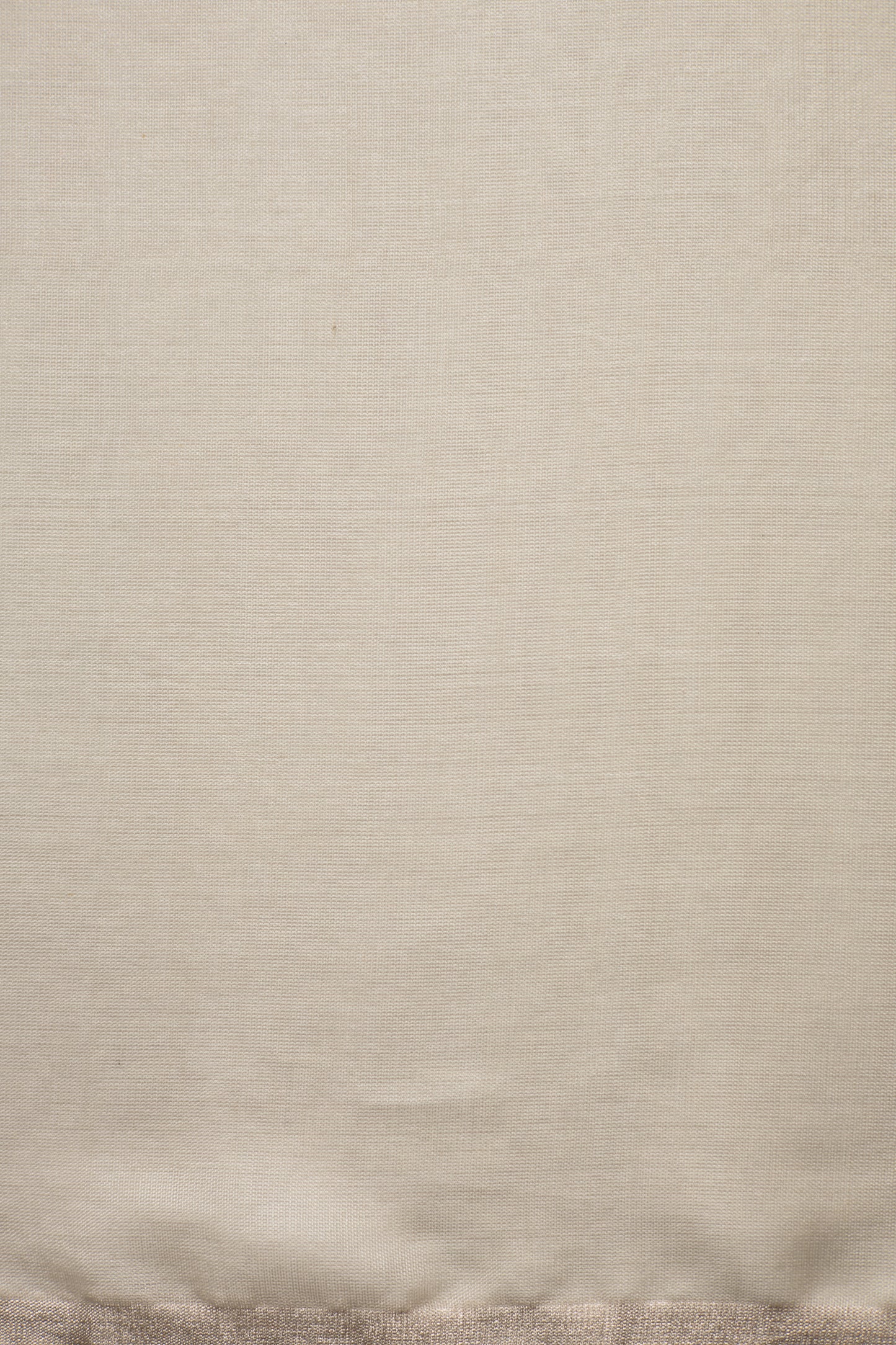 White Fine Chanderi Silk with Gold Zari Buttis and Striped Pallu Saree