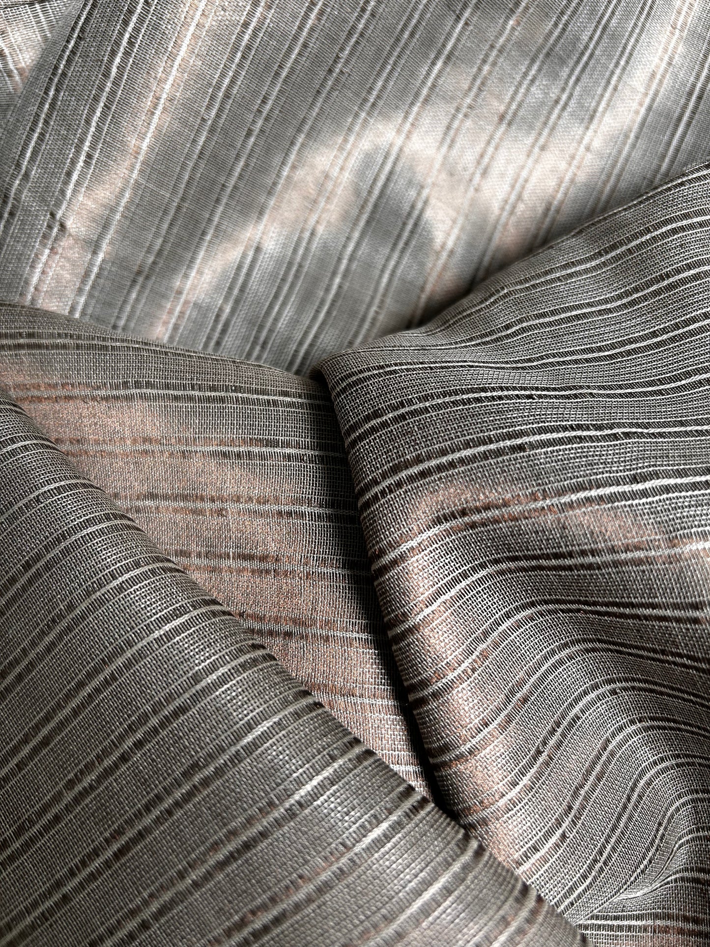 Fine Stripe Copper Tissue Material
