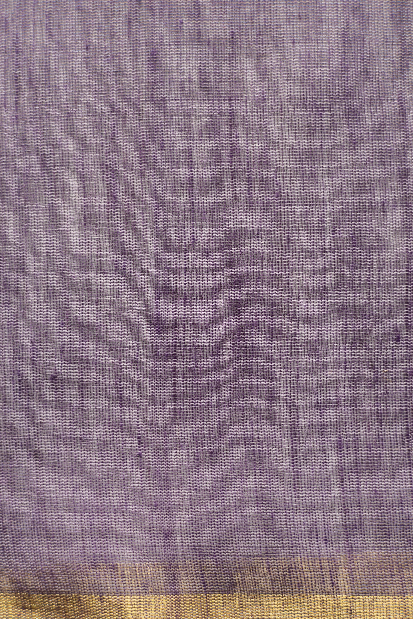 Purple Silk Cotton All Over Polka Bengal Jala Pallu Saree