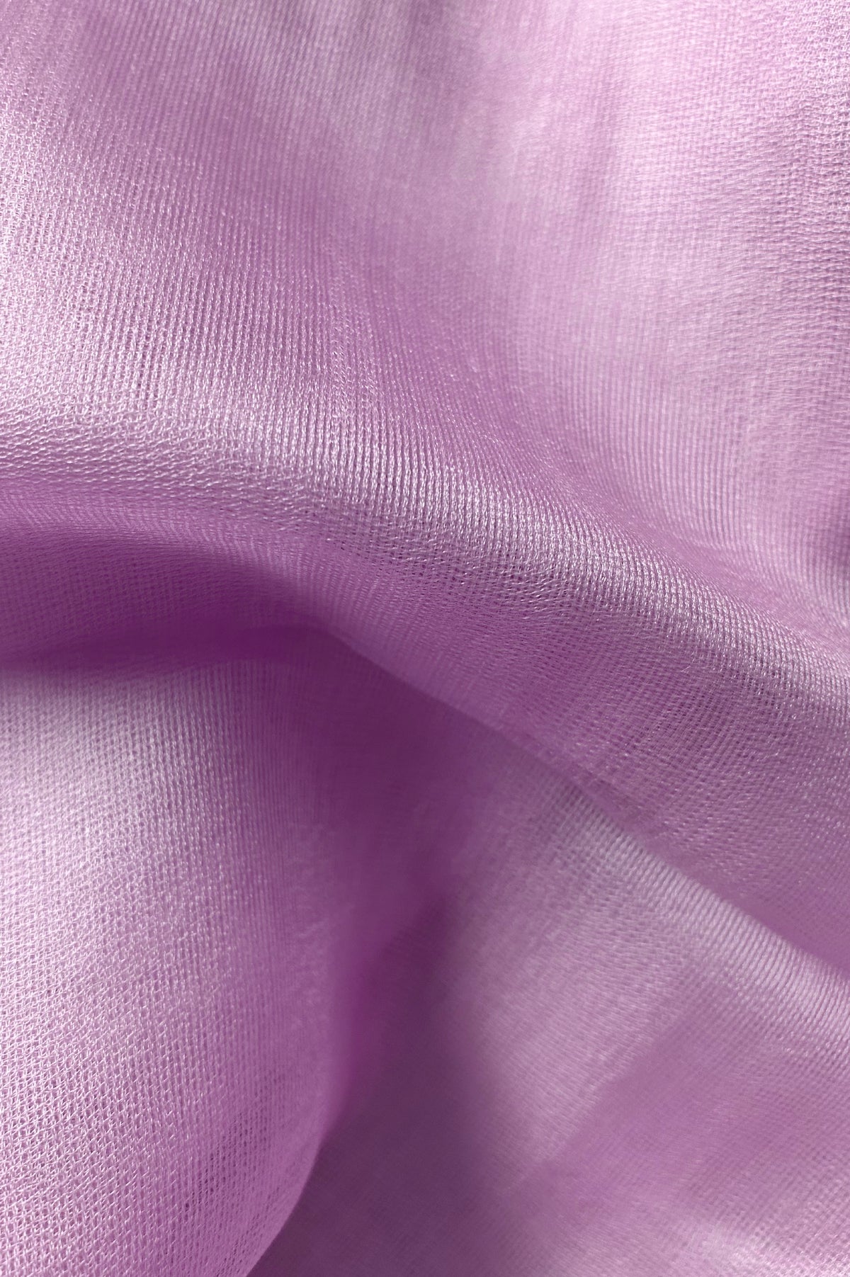 Light Lavender Leno Silk Organza Saree