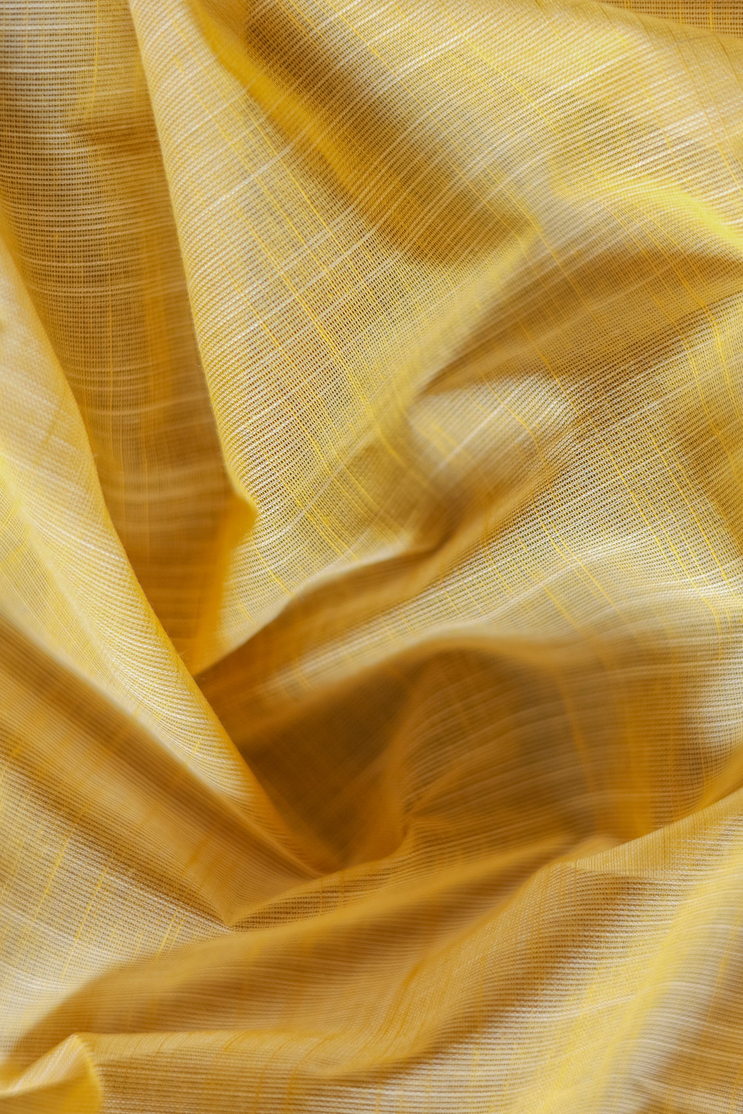 Yellow with Pink Border Mangalagiri Cotton Saree