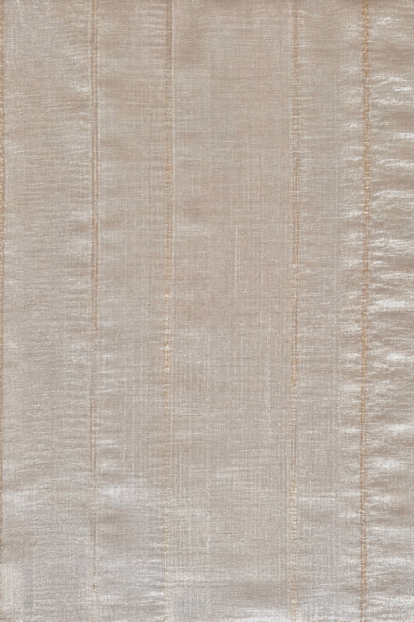 Off White Tussar Silk Saree with Gold Zari Border