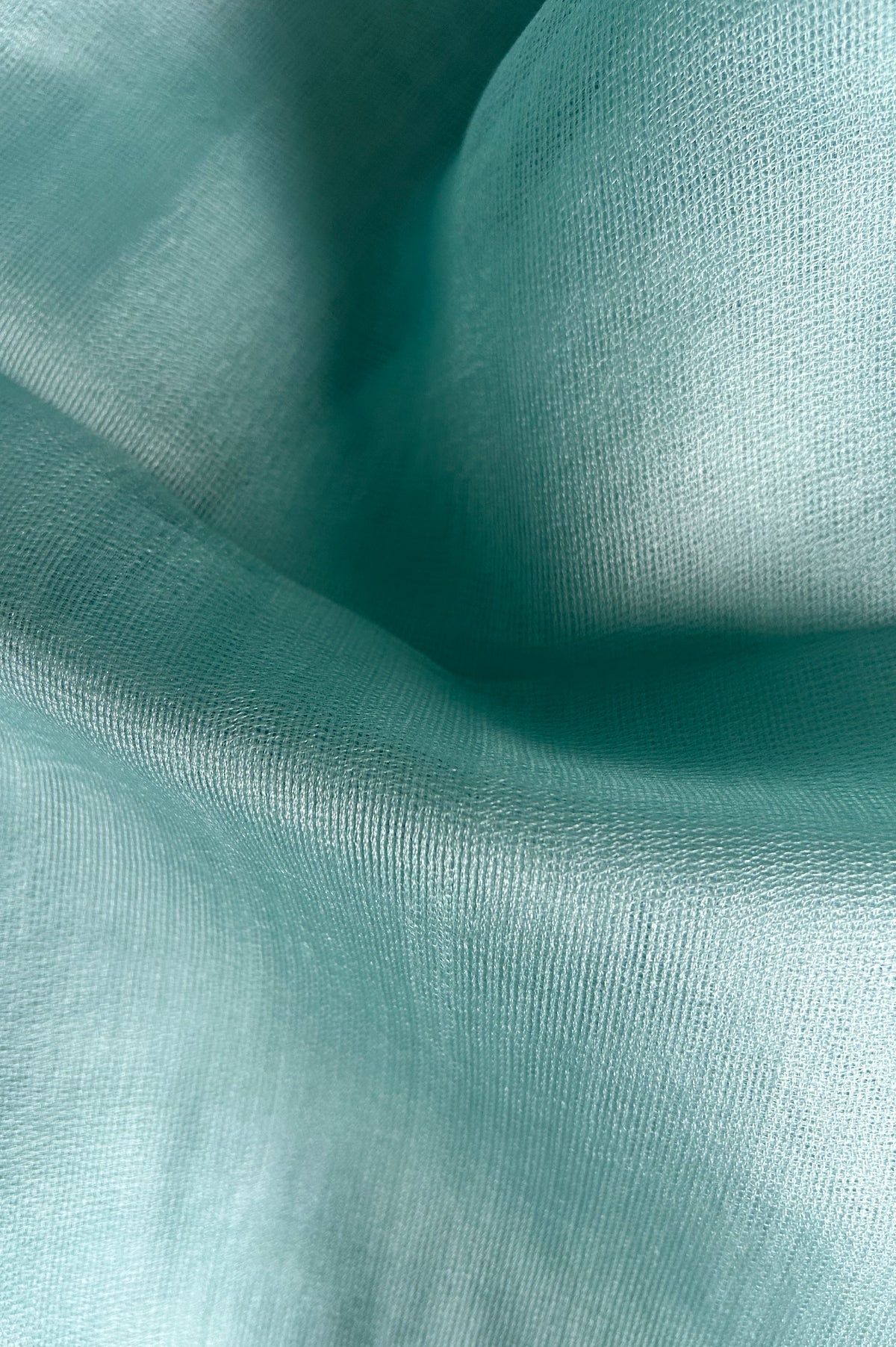 Light Blue Leno Silk Organza Saree