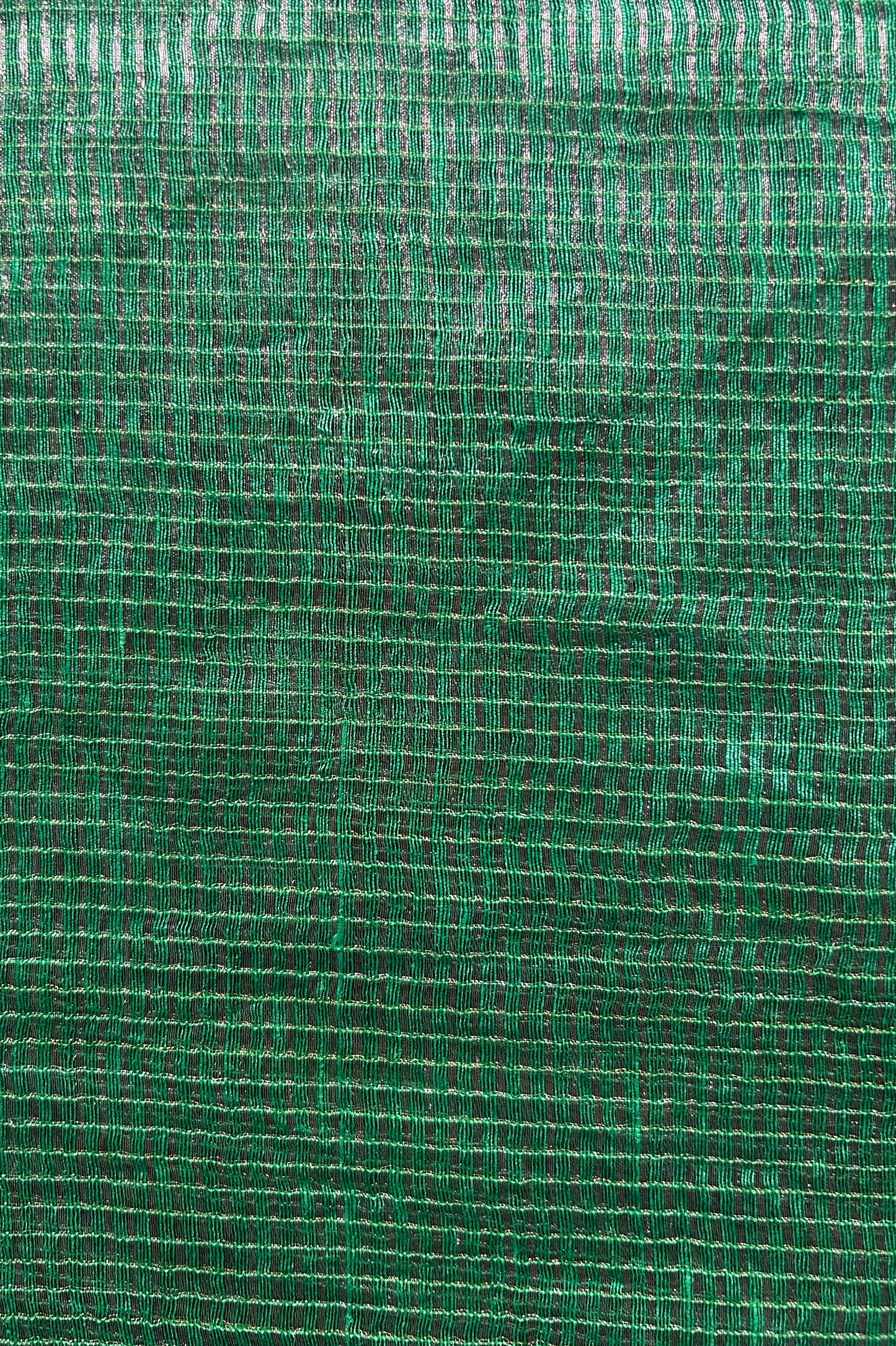 Jewel Green Tissue Silk Cotton Saree