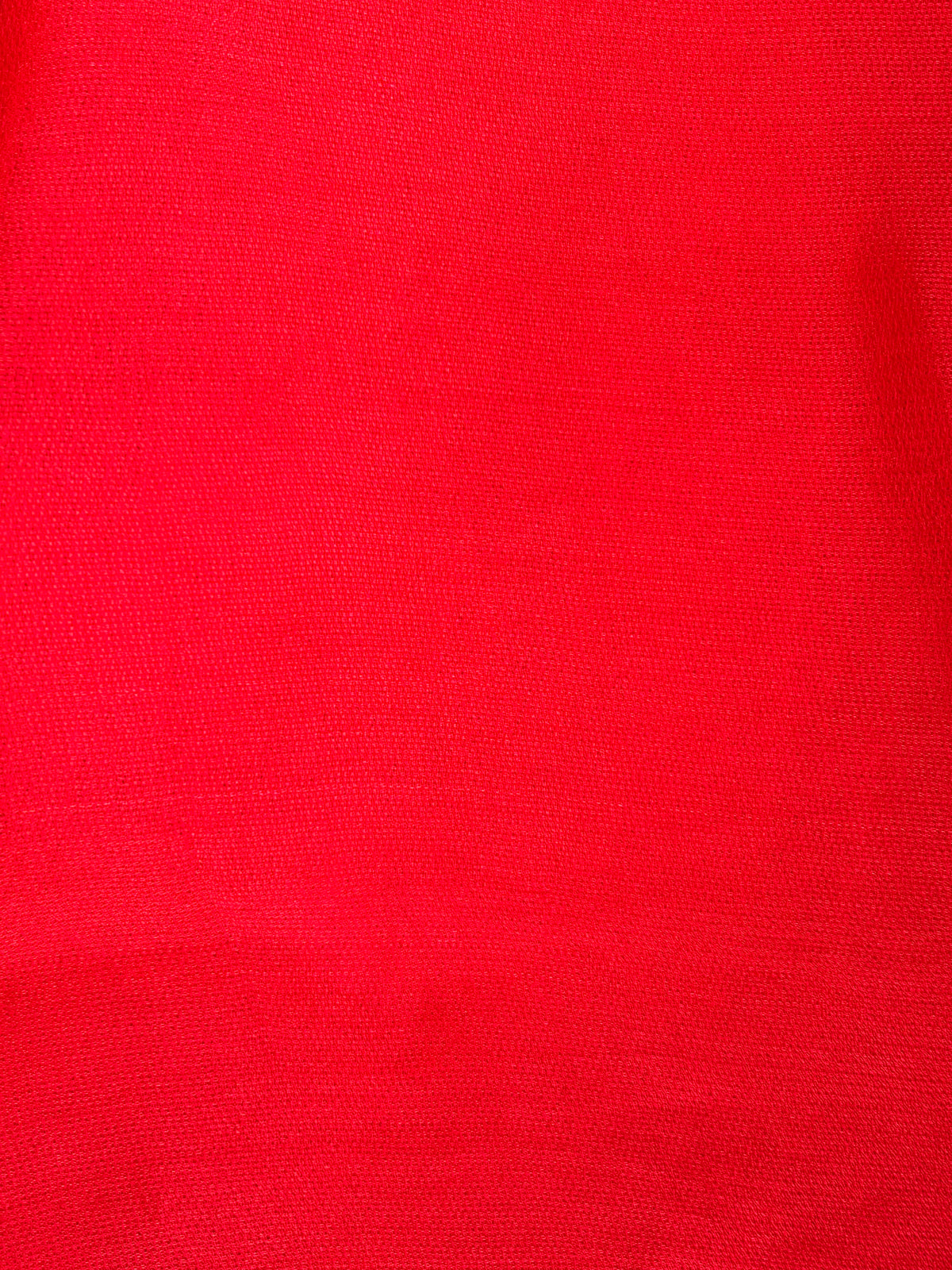 Scarlet Red Leno Organza Silk Saree