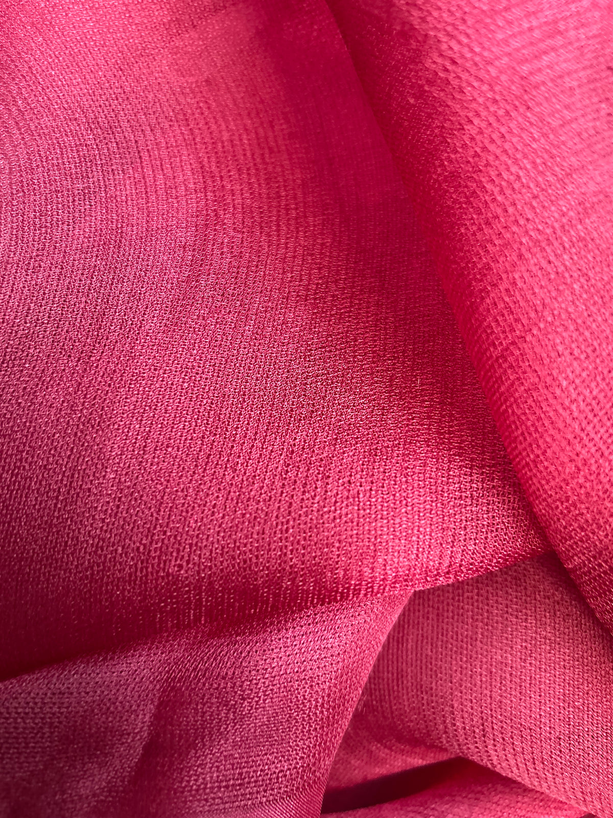 Deep Maroon Leno Organza Silk Saree
