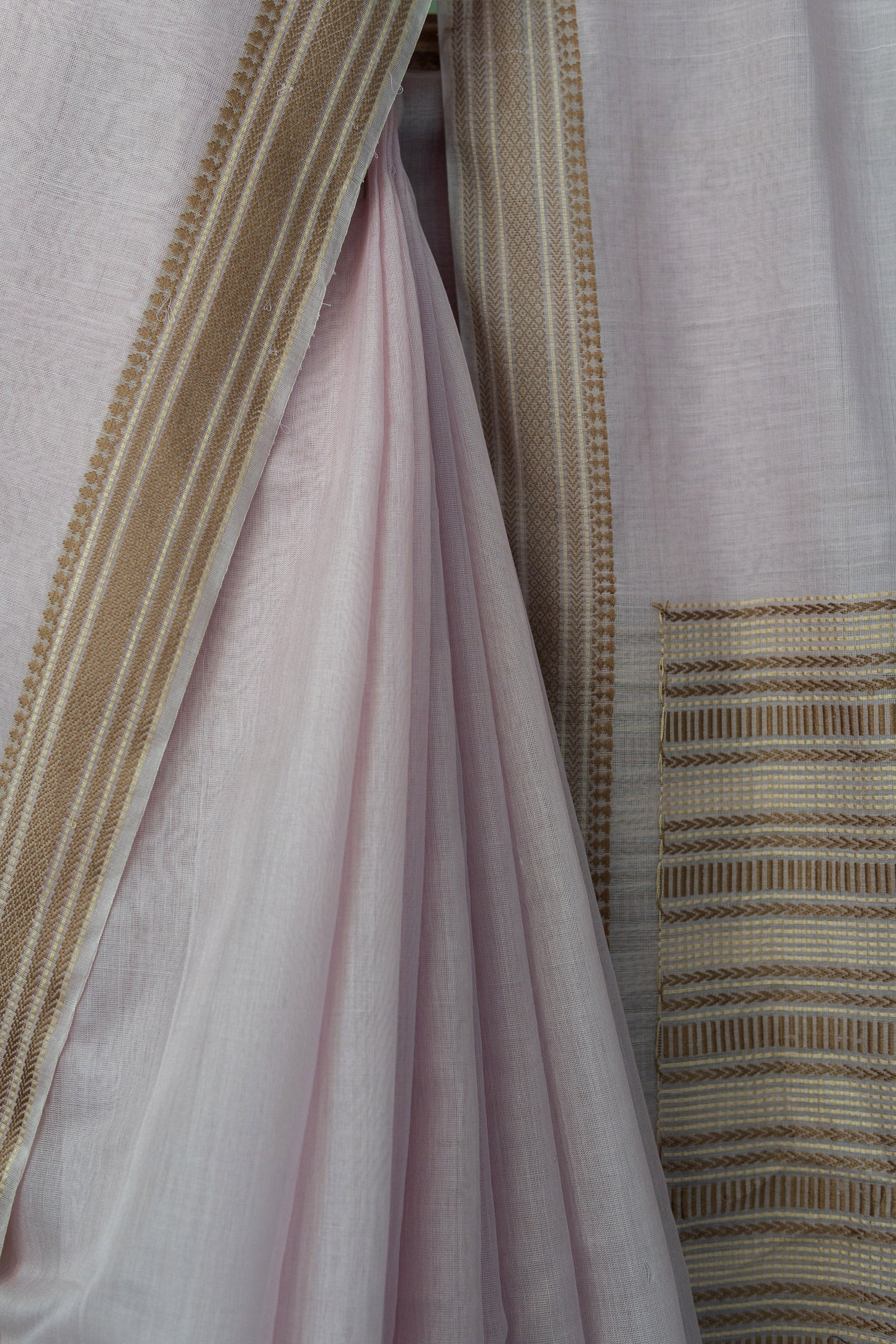 Light Pink Silk Cotton Saree