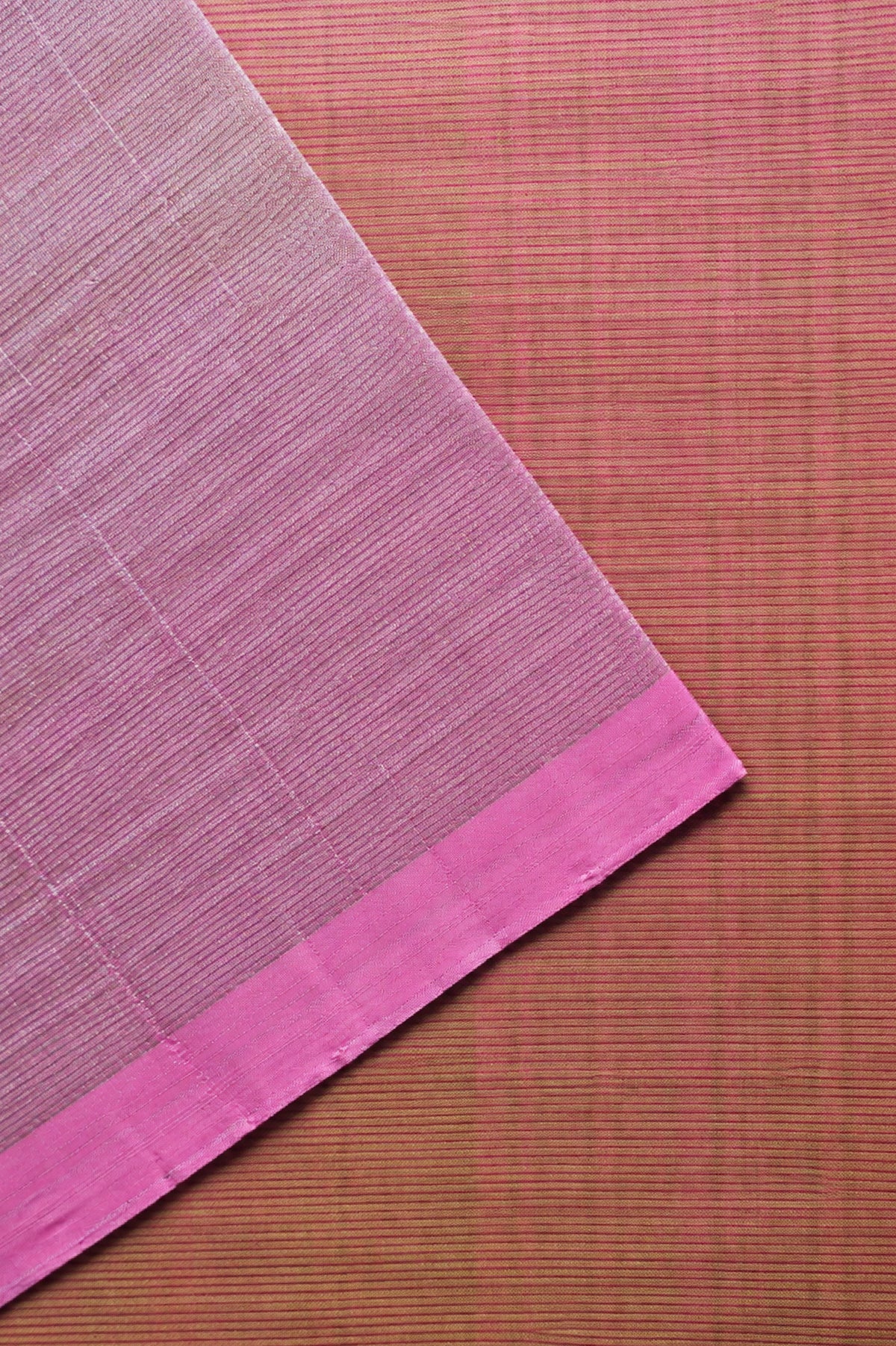 Lime Green with Beige & Rani Pink Border Mangalagiri Silk Cotton Saree