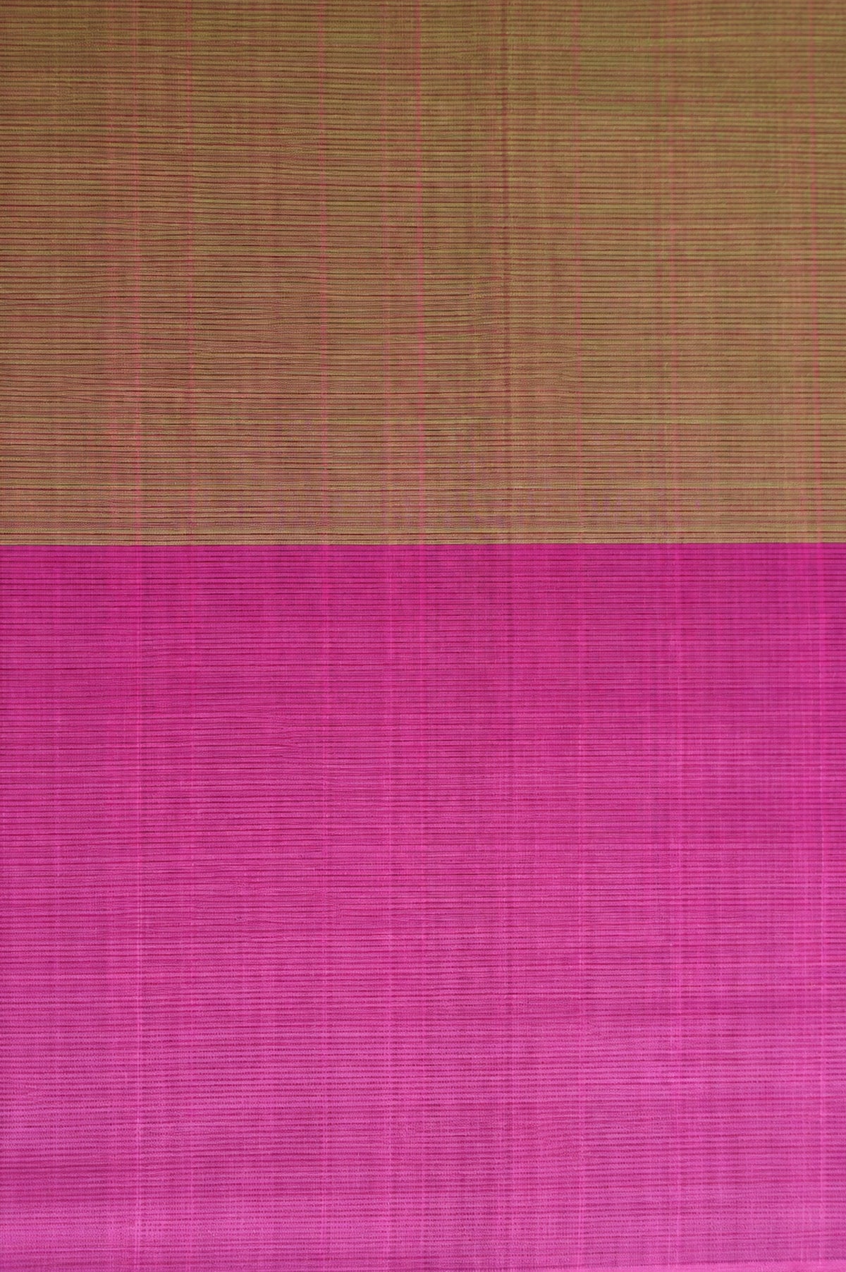 Lime Green with Beige & Rani Pink Border Mangalagiri Silk Cotton Saree