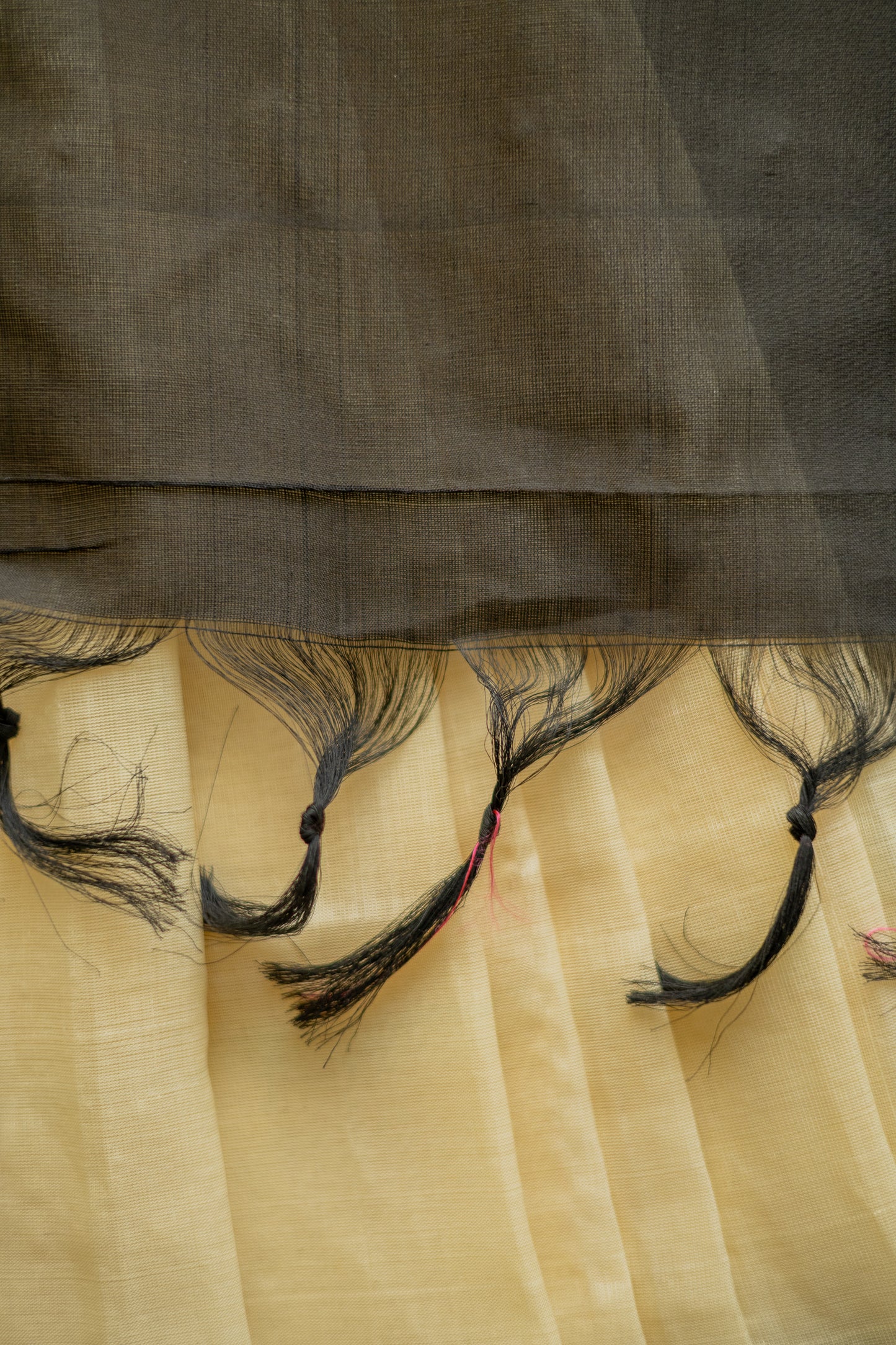 Off White Silk Cotton with Traditional Border Saree
