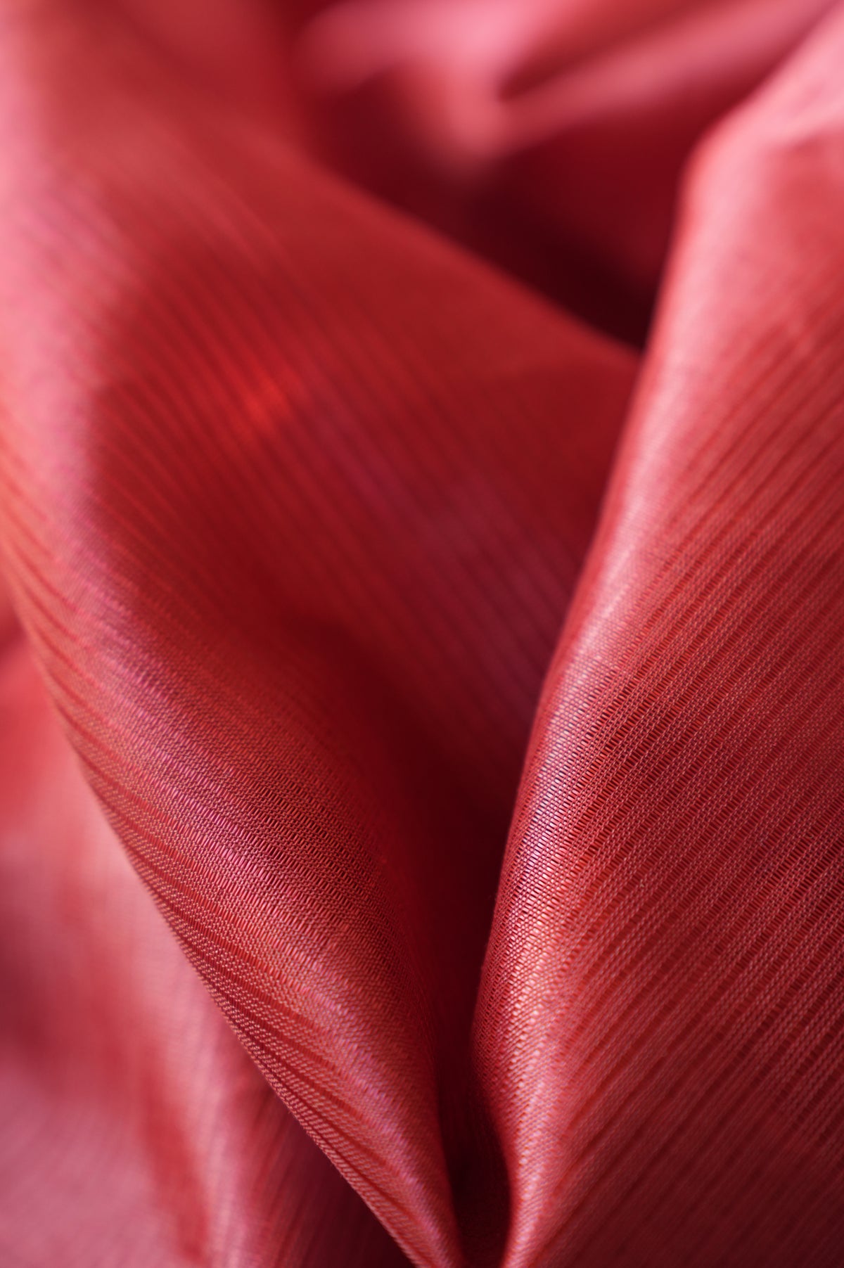 Deep Red Mangalagiri Silk Cotton with Silver Border Saree