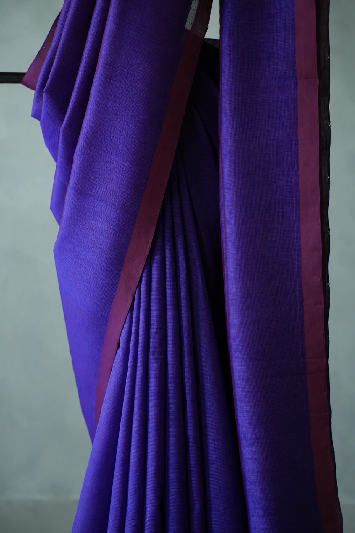 Royal Purple Mangalagiri Silk Cotton Saree