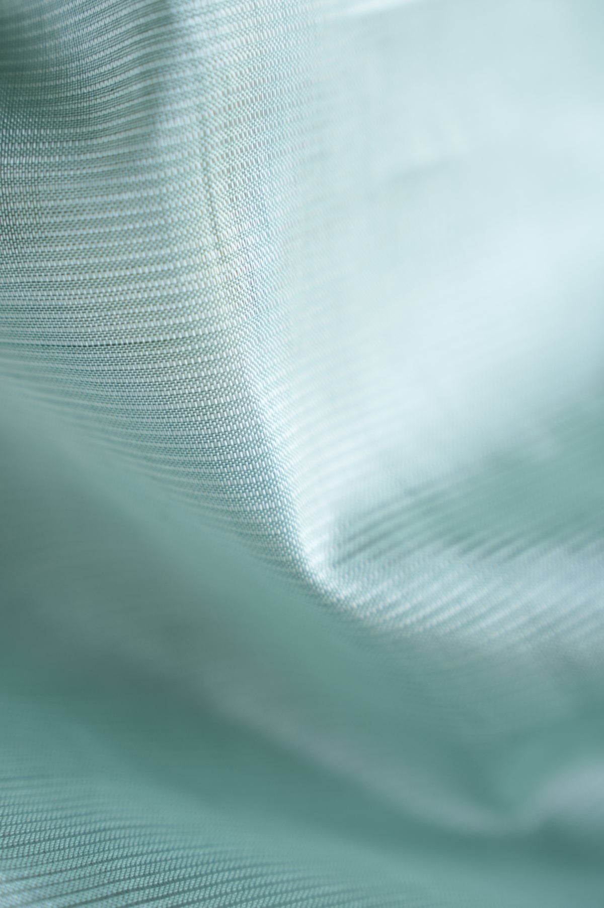 Pastel Aqua Blue Mangalagiri Silk Cotton Saree with Silver Zari Border and Mustard Yellow Pallu