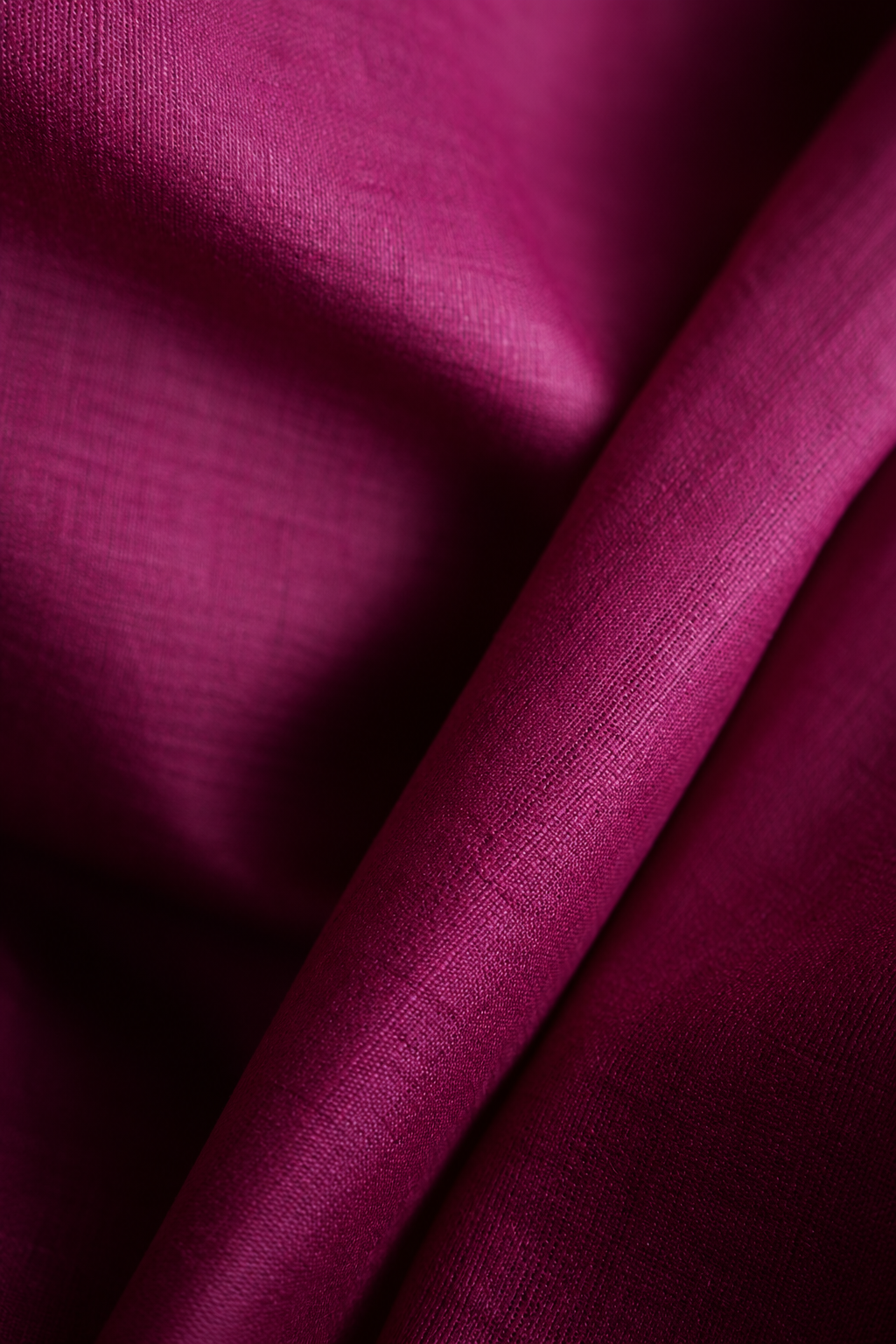 Magenta Tussar Silk with Black Temple Border Saree