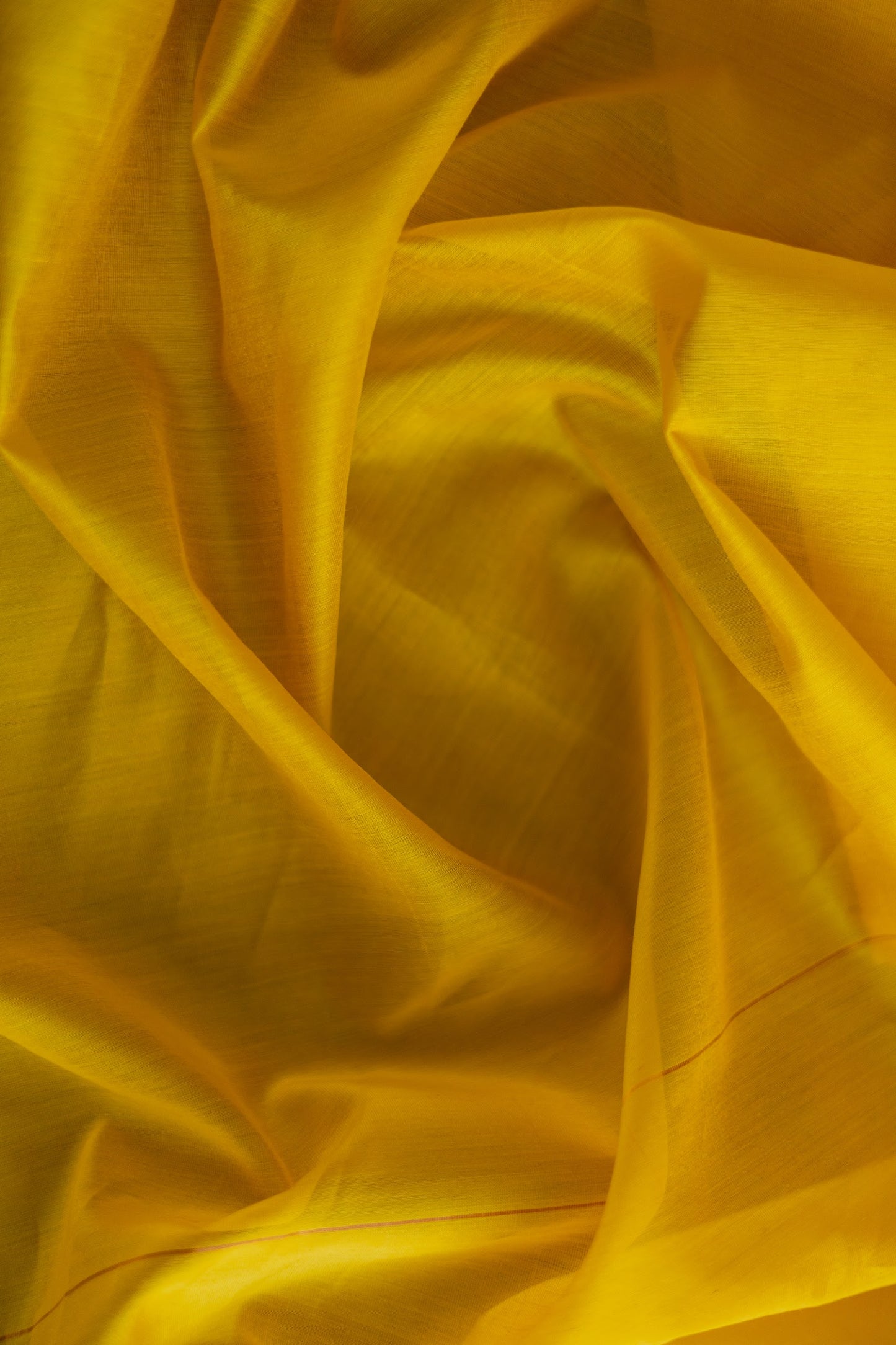 Yellow Maheswari Checks Body Zigzag Border Saree