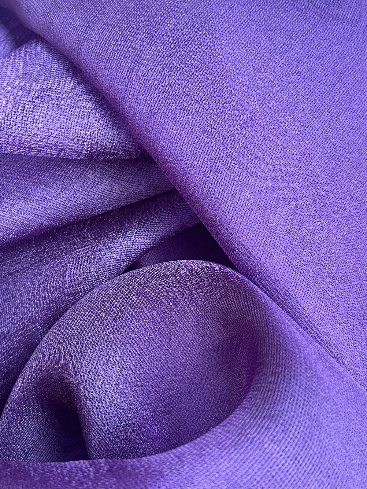 Jamun Violet Leno Organza Silk Saree