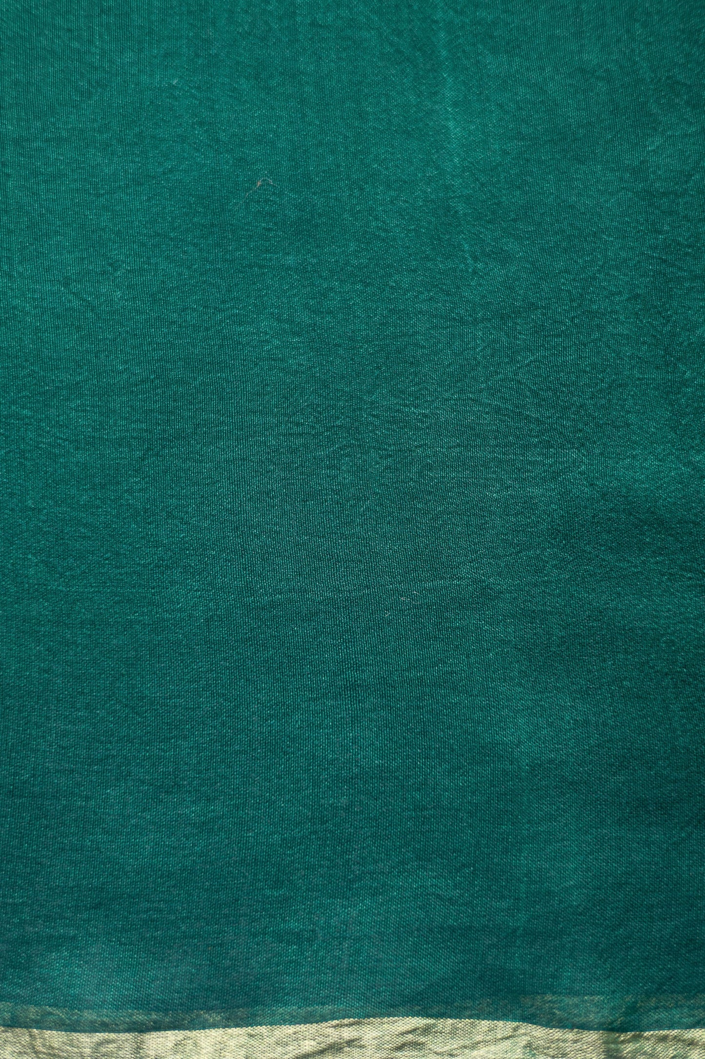 Blue Chanderi Silk Cotton with Small Round Woven Motif with Green Blouse Saree