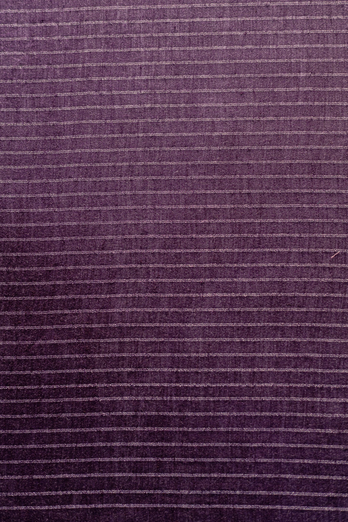 Purple Silk Cotton Handspun All Over Small Gold Checks Saree