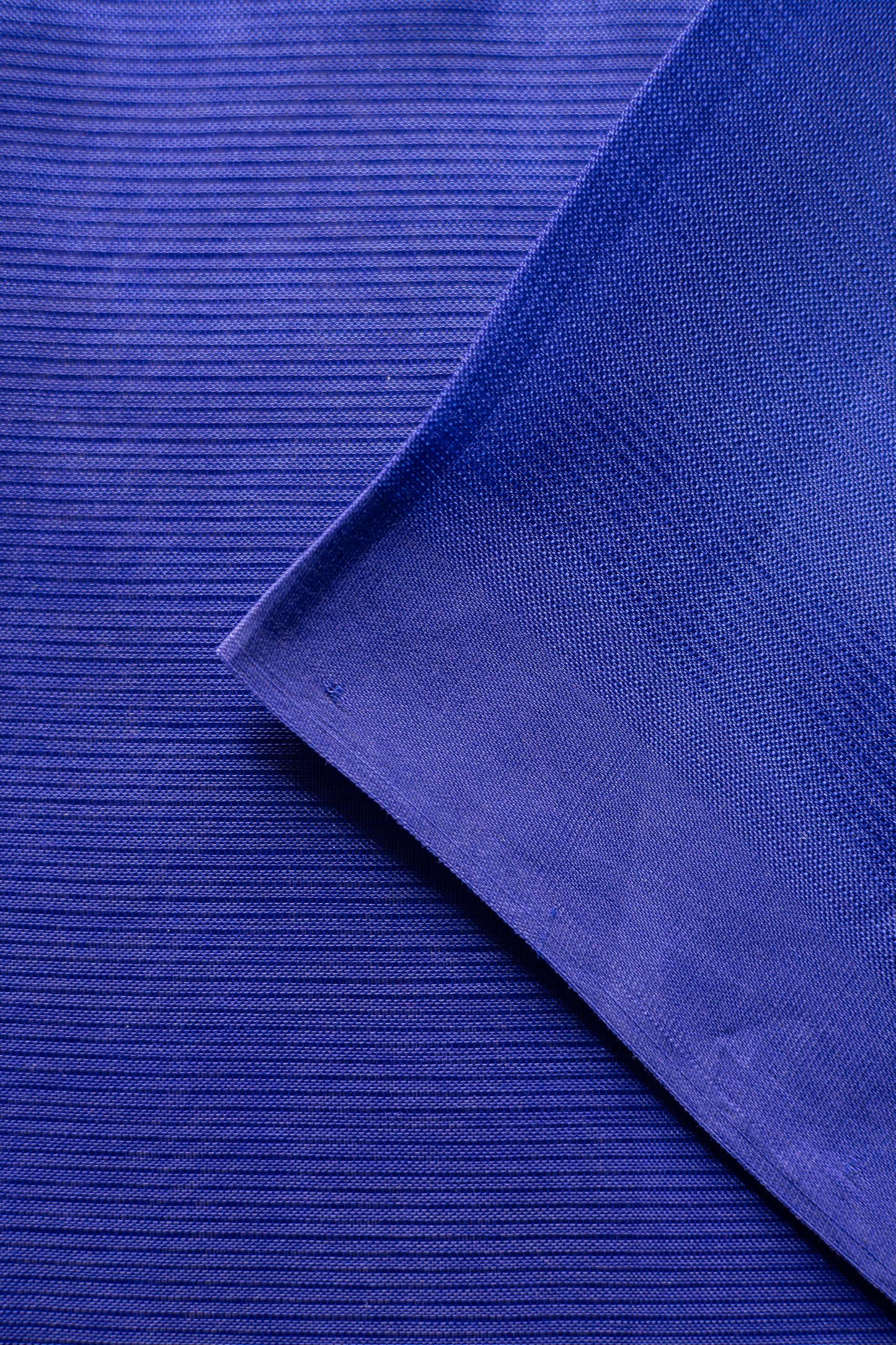 Indigo Blue Plain Mangalagiri Silk Cotton Saree