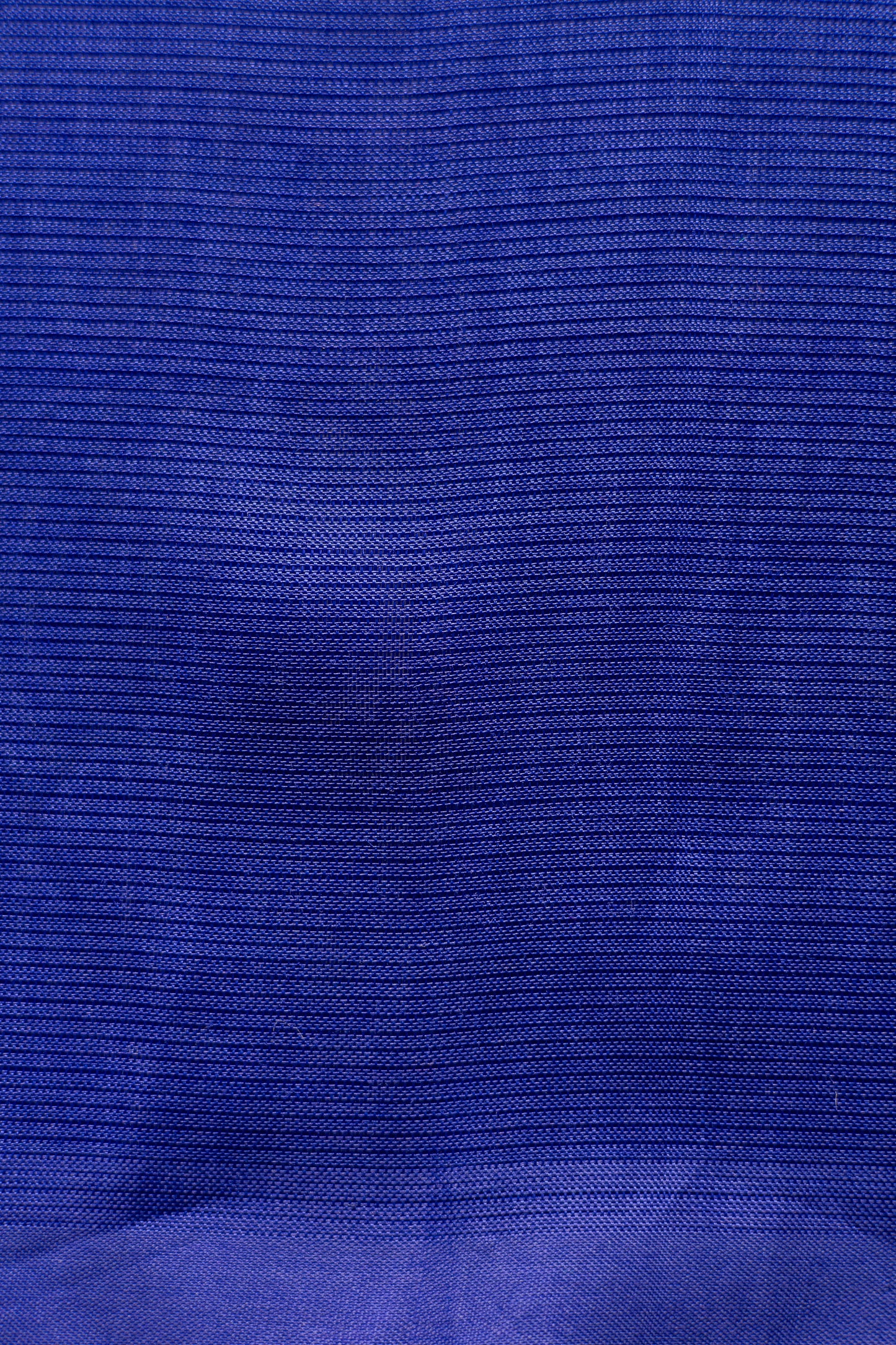 Indigo Blue Plain Mangalagiri Silk Cotton Saree