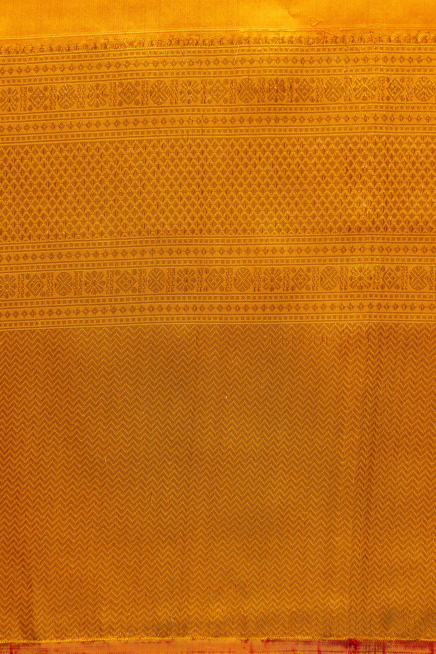 Navy Blue Kanjivaram Silk with Mustard Yellow Border and Pallu Saree