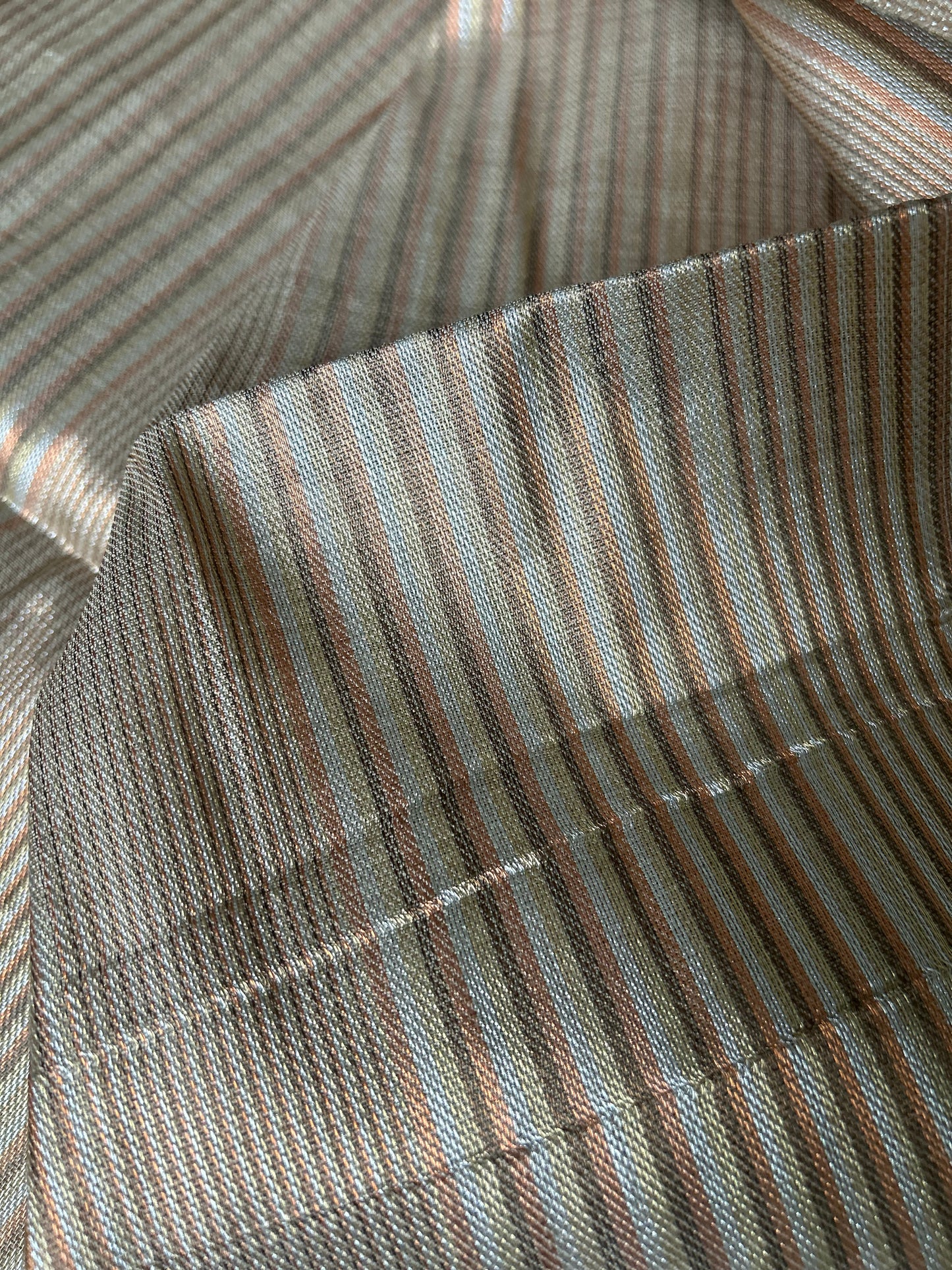 Gold, Silver & Copper Tissue Material