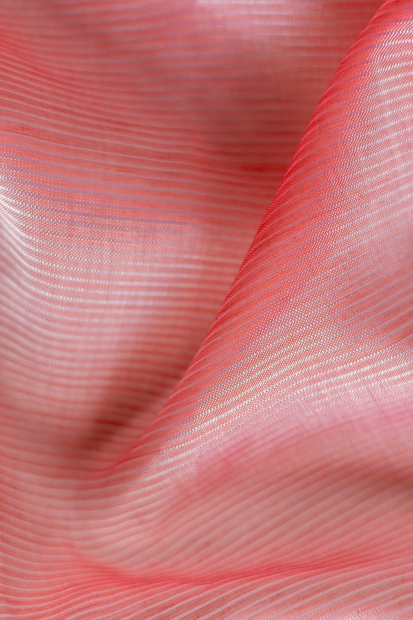 Rose Pink Plain Mangalagiri Silk Cotton Saree