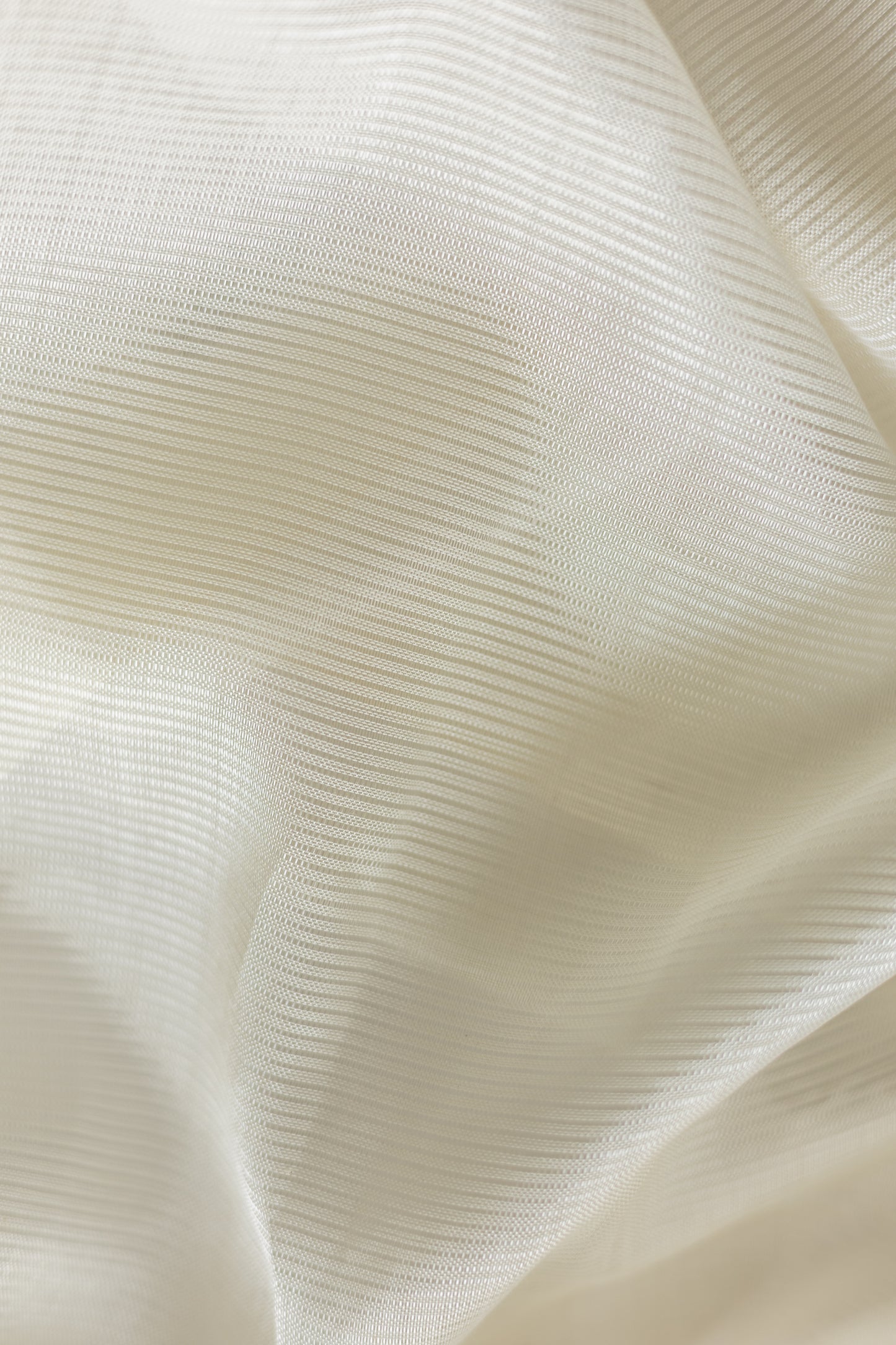 White Plain Mangalagiri Silk Cotton Saree