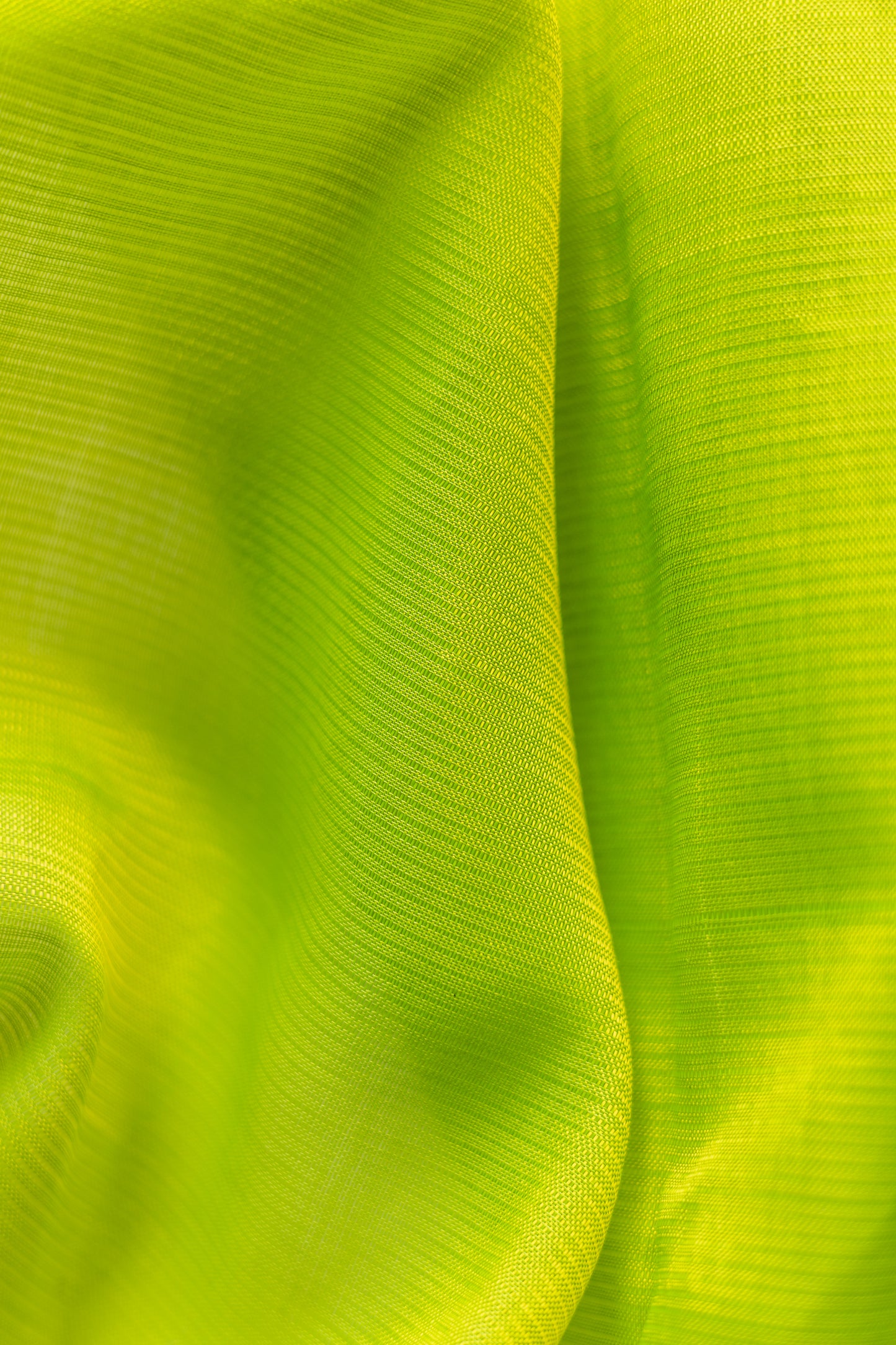 Parrot Green Plain Mangalagiri Silk Cotton Saree