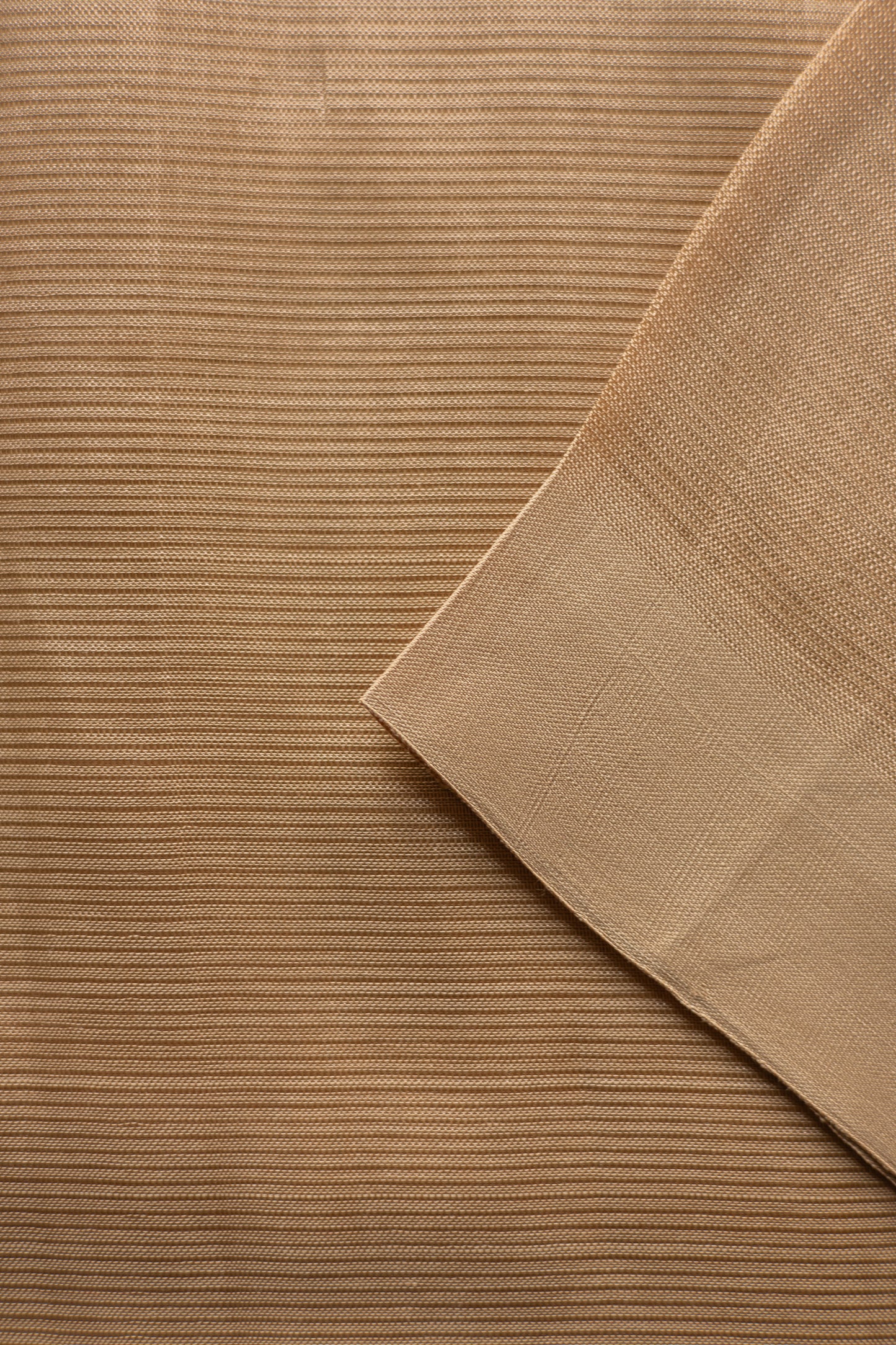 Beige Plain Mangalagiri Silk Cotton Saree