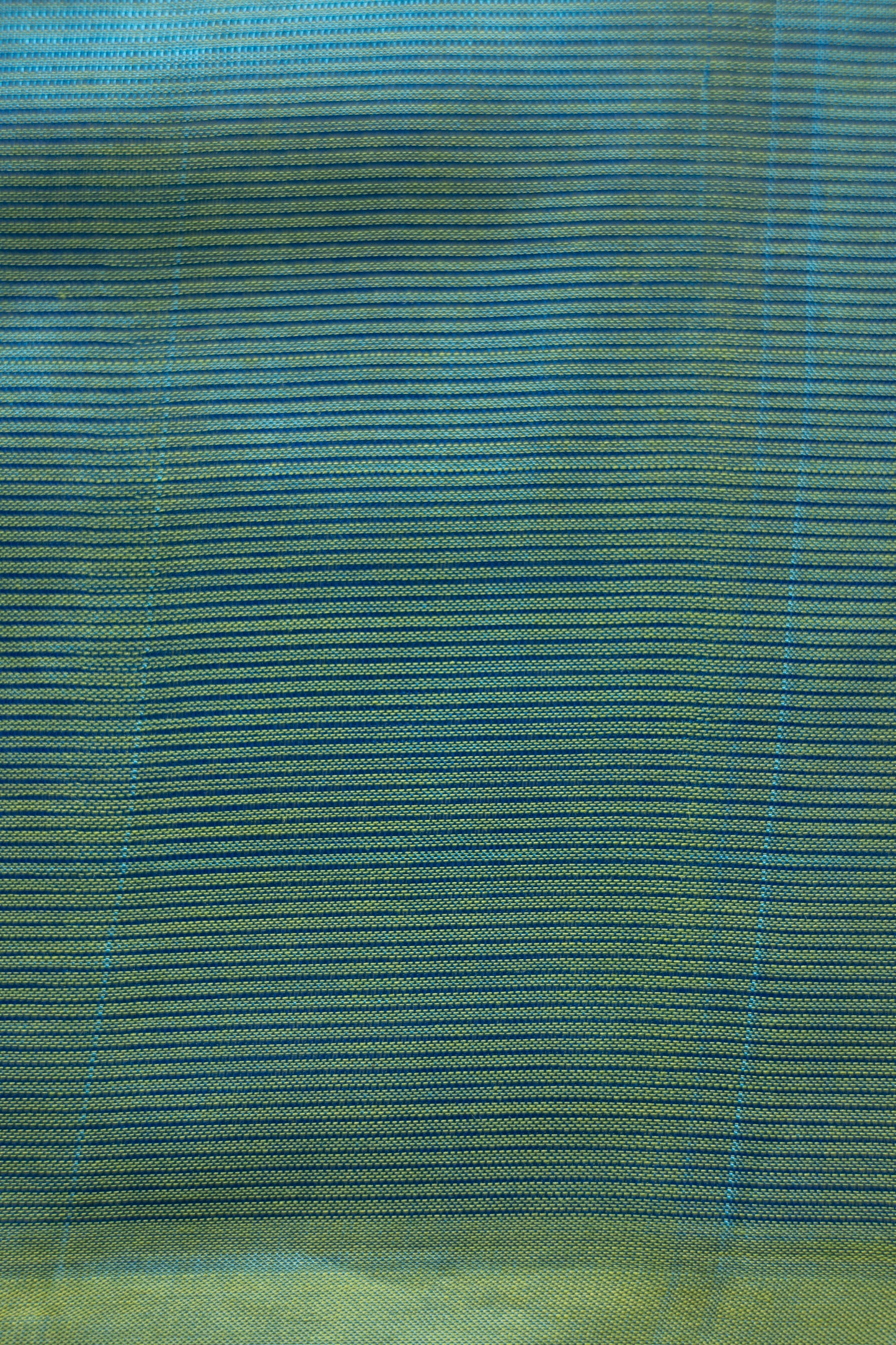 Teal Blue with Green Border Mangalagiri Silk Cotton Saree