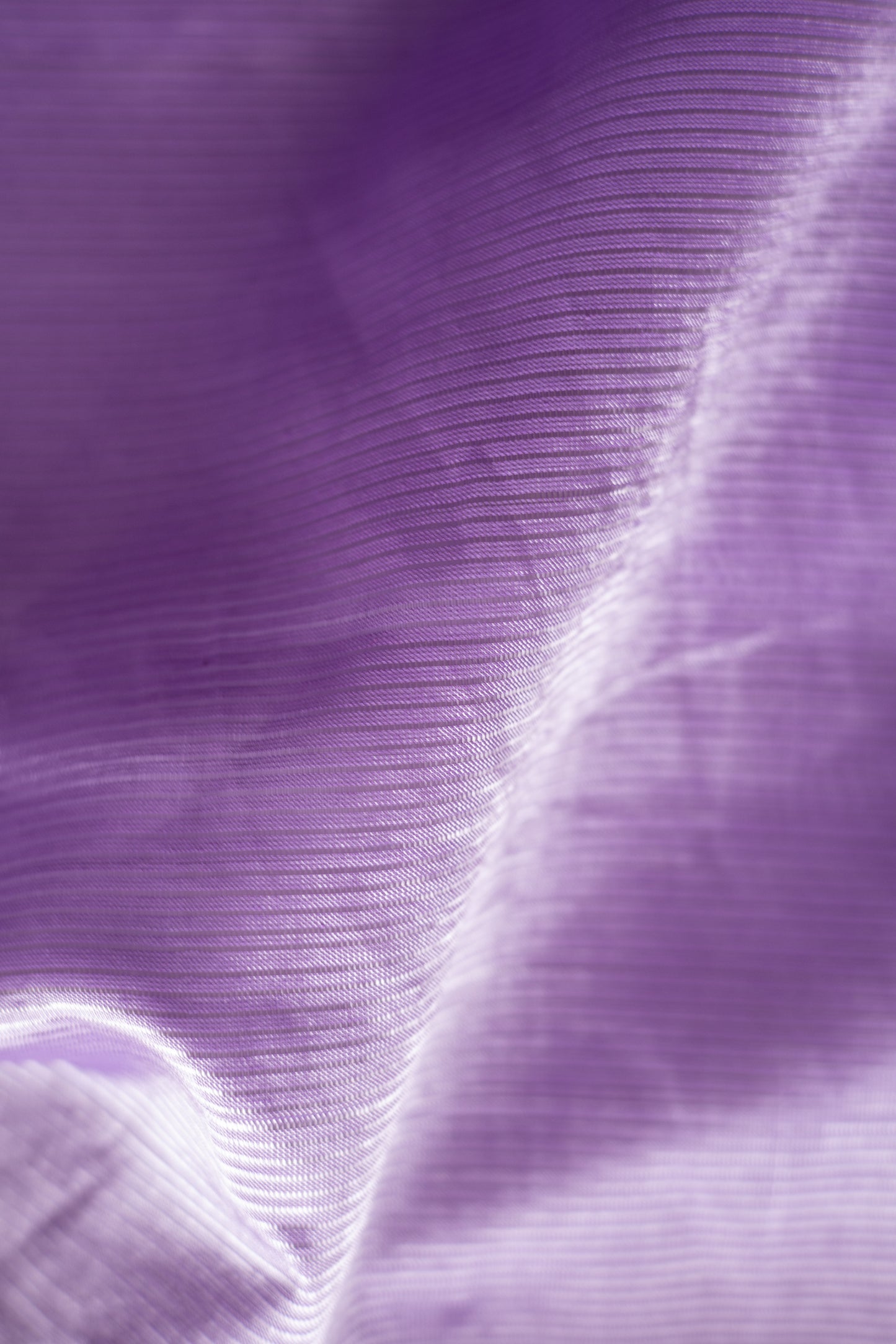 Lavender Plain Mangalagiri Silk Cotton Saree