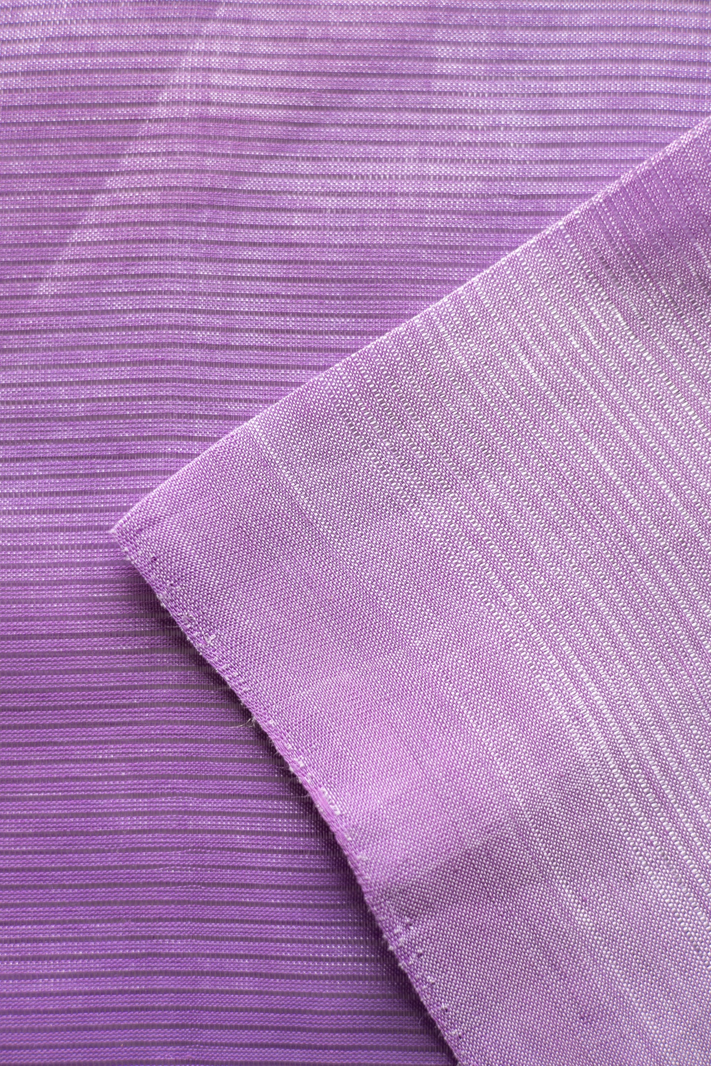 Lavender Plain Mangalagiri Silk Cotton Saree