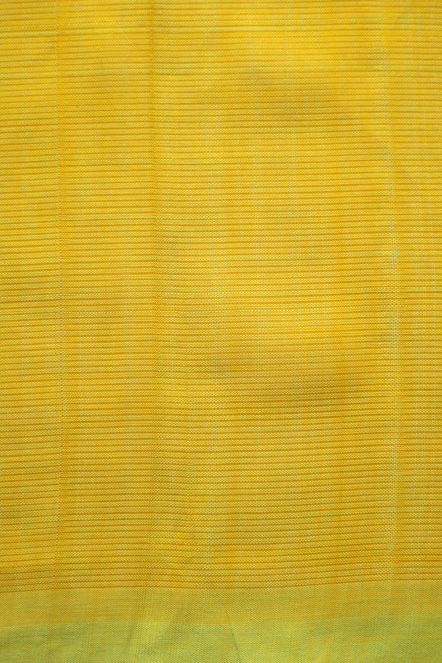 Yellow with Green Border Mangalagiri Silk Cotton Saree