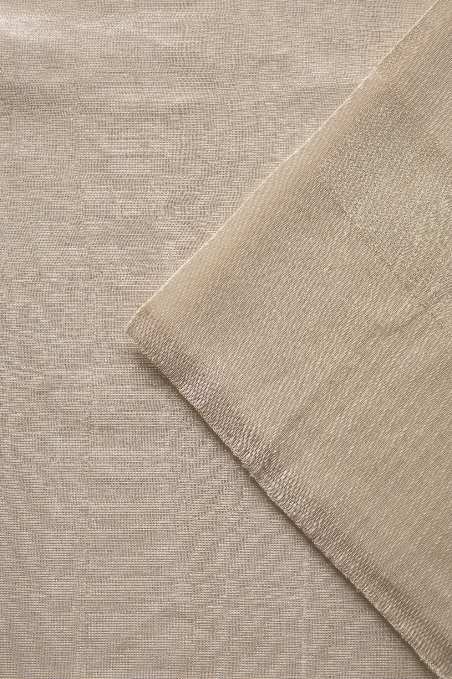 Silver Silk Cotton All Over Zari Striped and Zari Boxes Body Saree