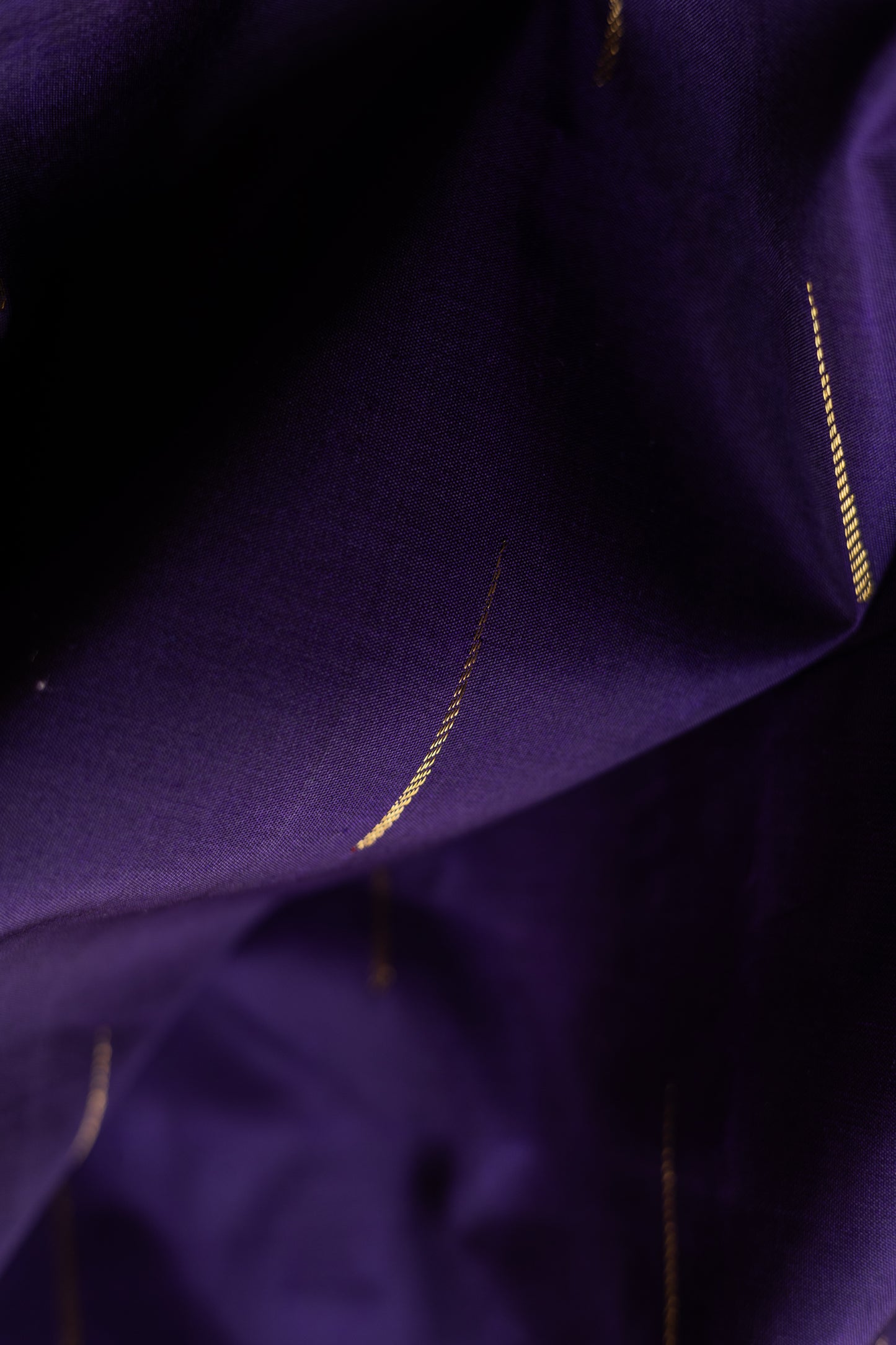 Purple with Malli Moggu Motif and Off-White Pallu Kanjivaram Silk Saree