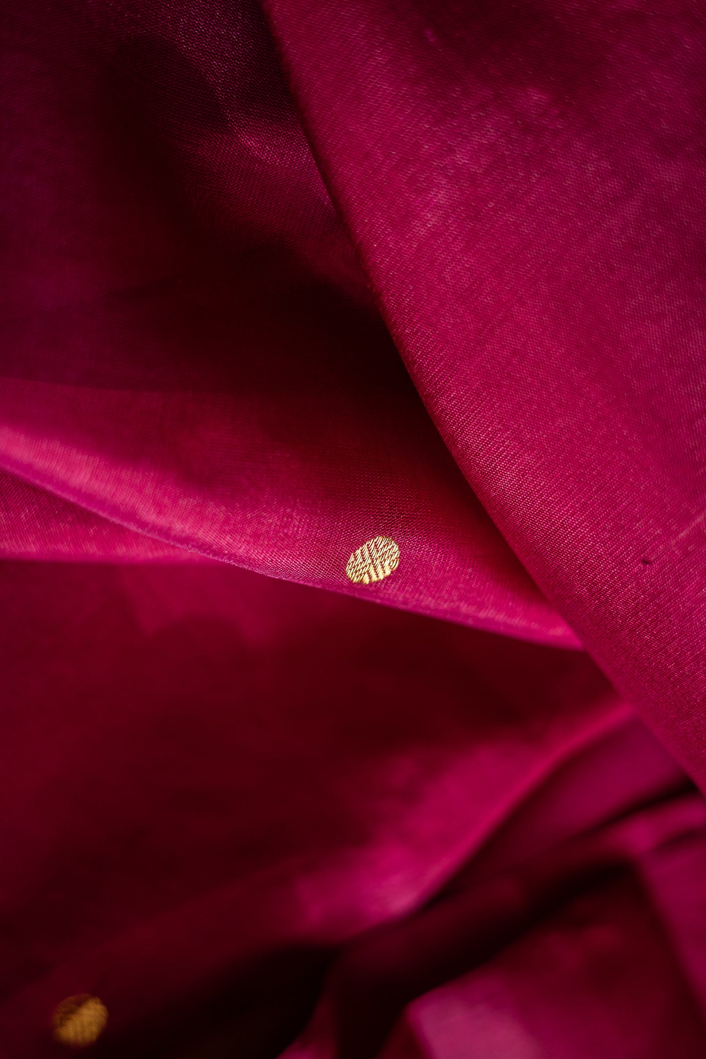 Maroon Komarapalayam Silk with Rudraksham Motif Saree