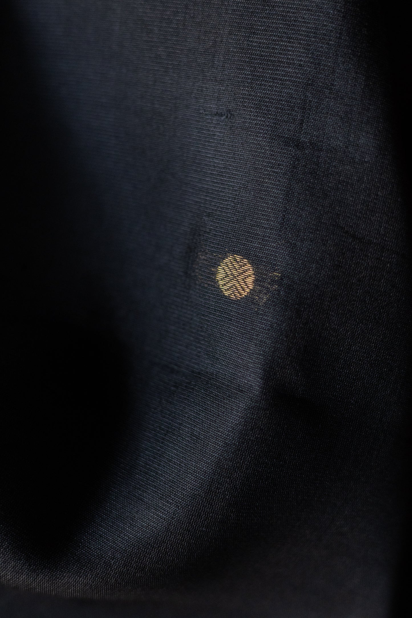 Black Komarapalayam Silk with Rudraksham Motif Saree