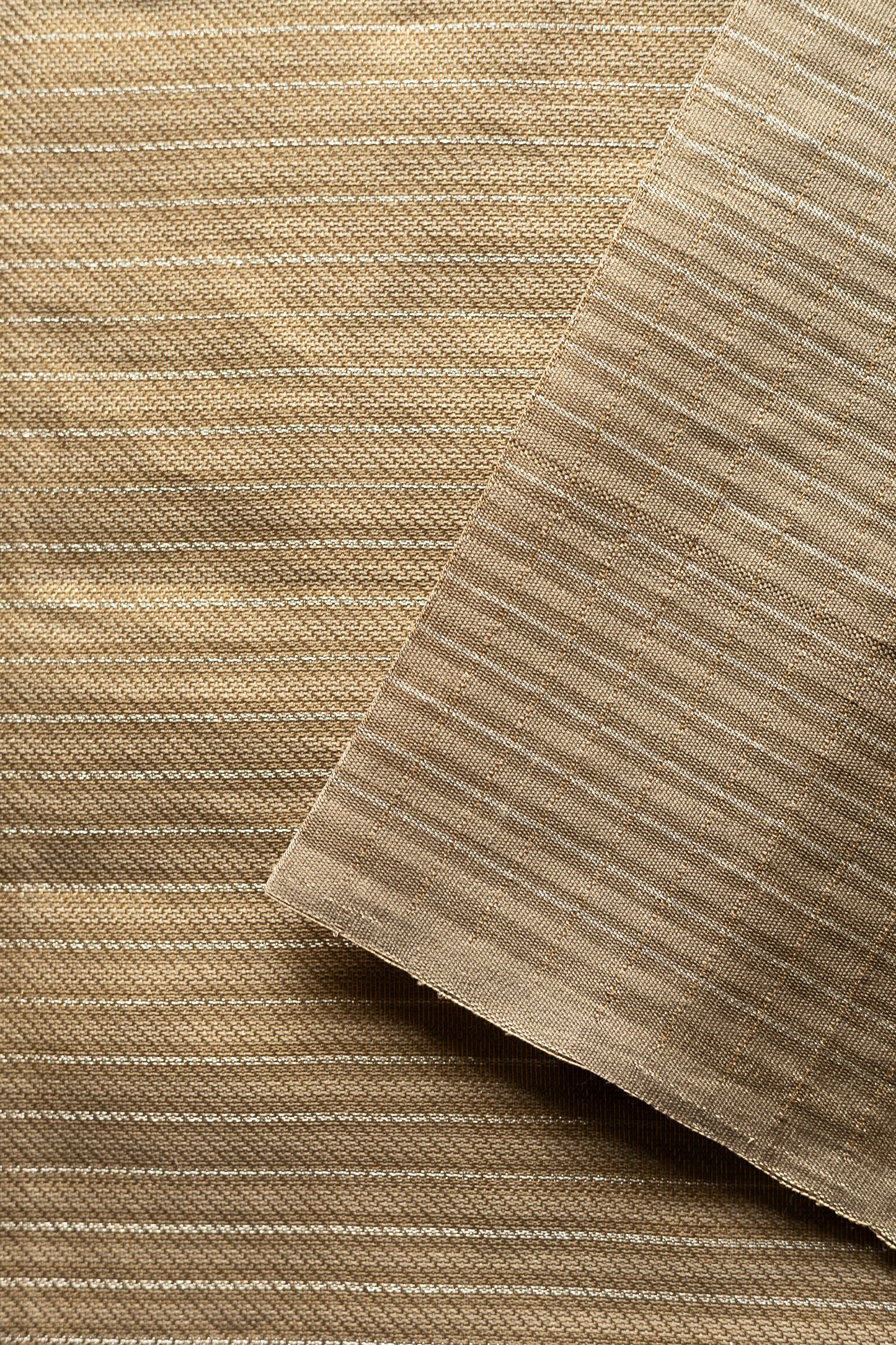 Light Brown All Over Small Checks Komarapalayam Silk Saree