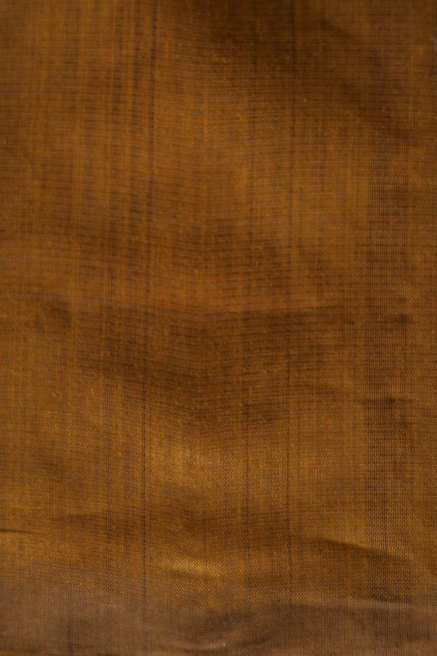 Mustard Plain Mangalagiri Cotton Saree