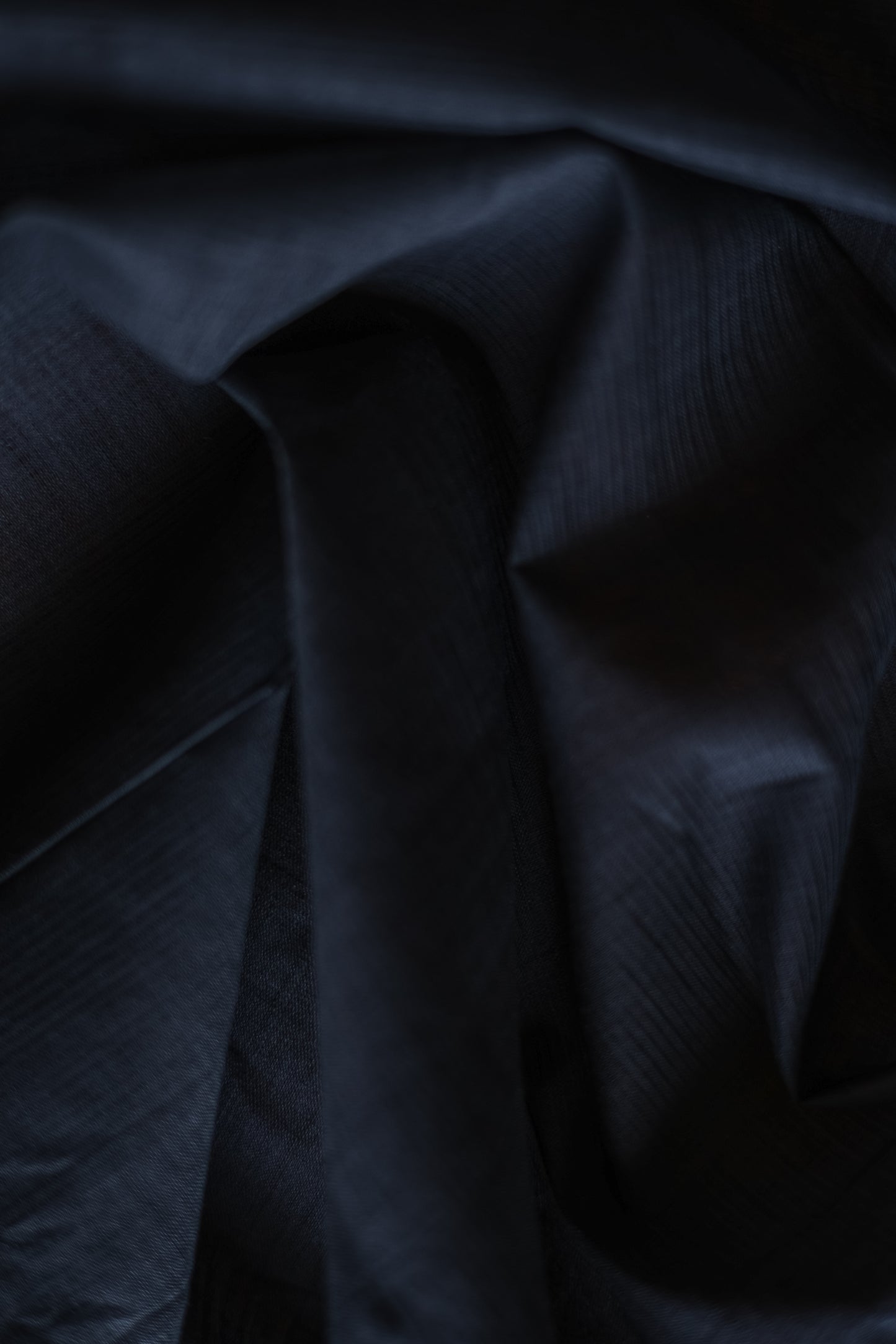 Black with Red Border Striped Pallu Mangalagiri Cotton Saree